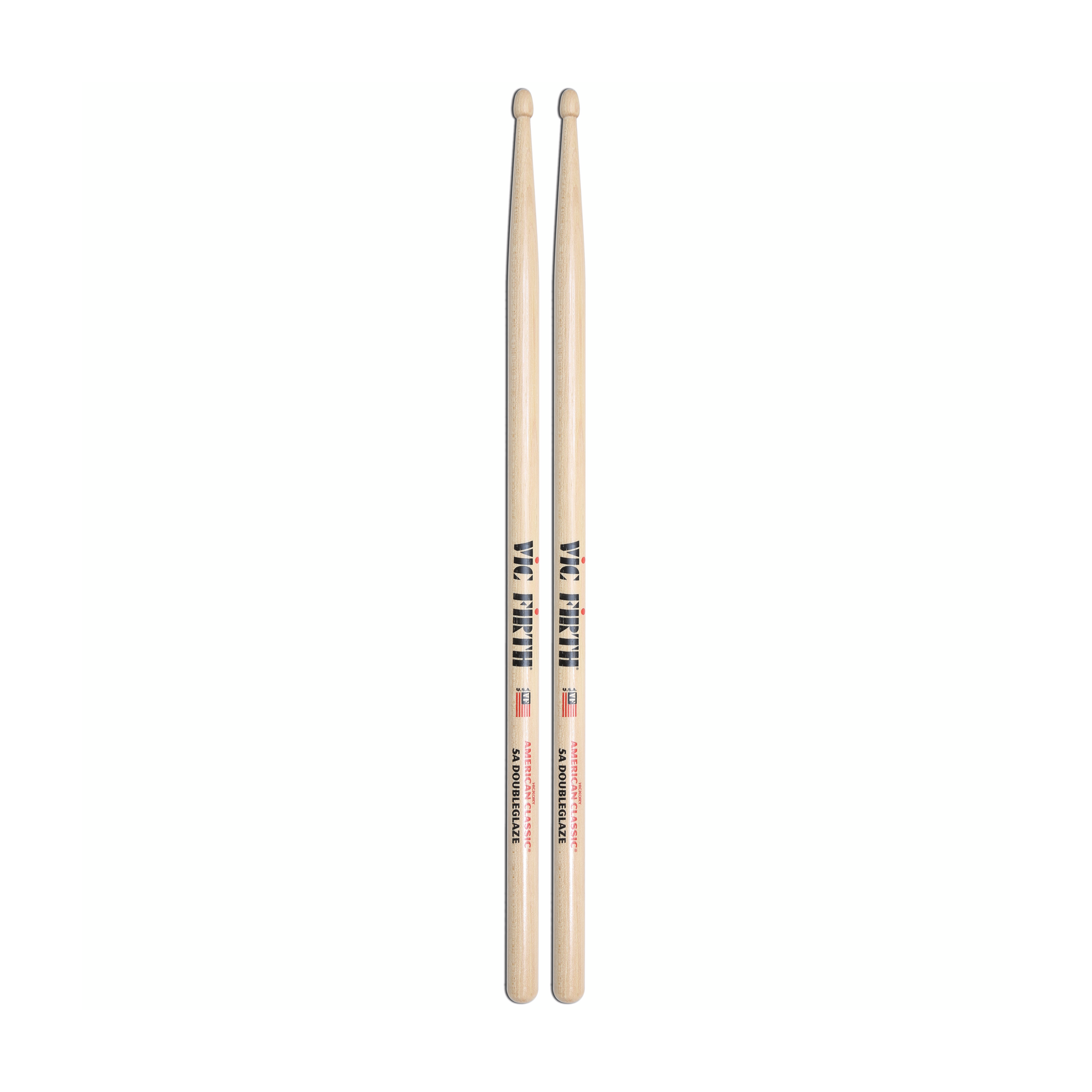 Front view of Vic Firth American Classic 5A Doubleglaze Drumsticks