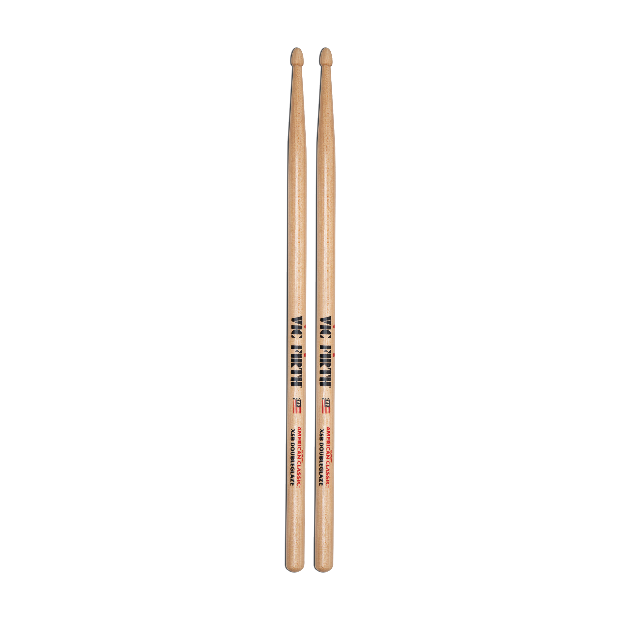 Front view of Vic Firth American Classic VF5BDG Double Glaze Drumsticks