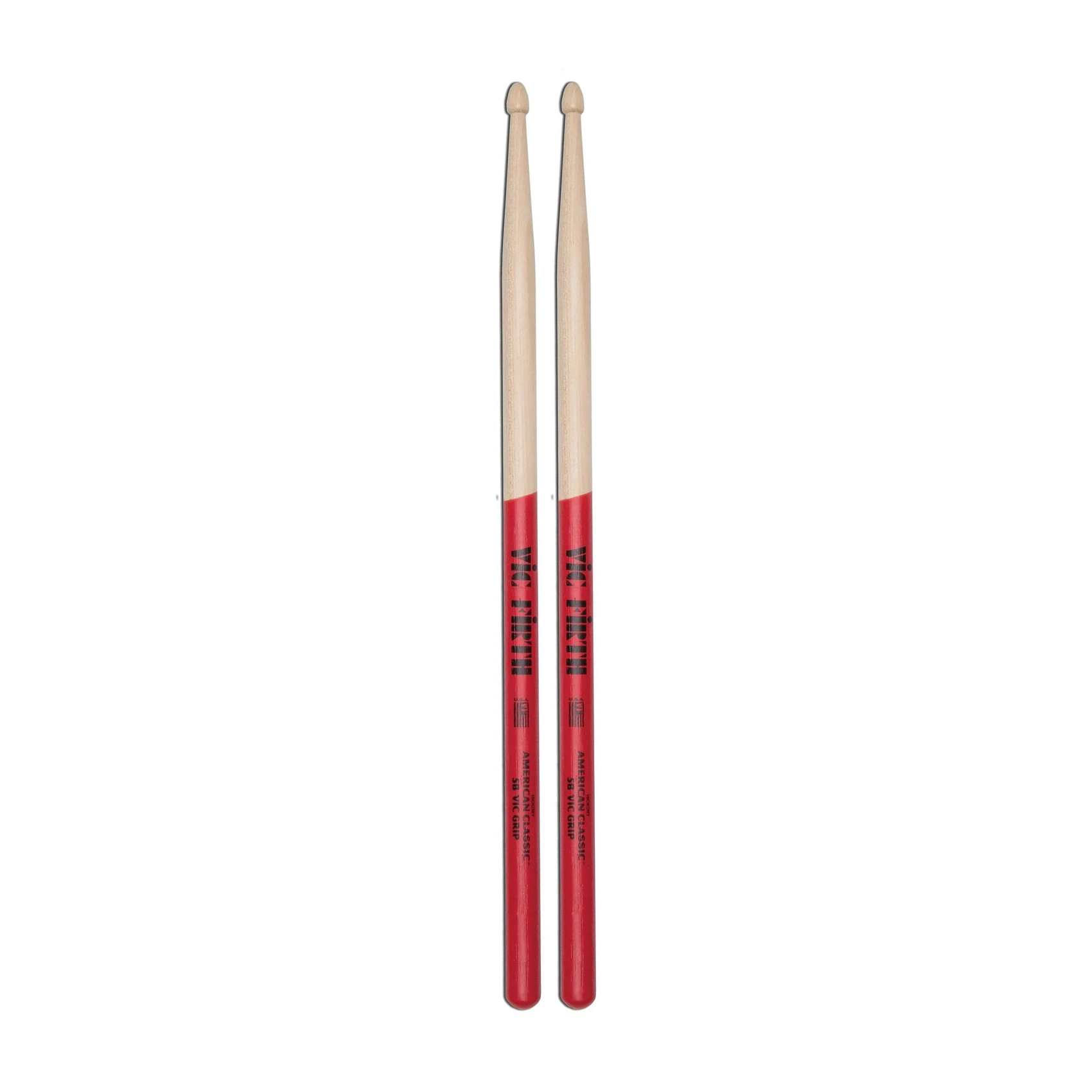 Vic Firth American Classic Vic Grip Hickory Drumsticks 5B Wood