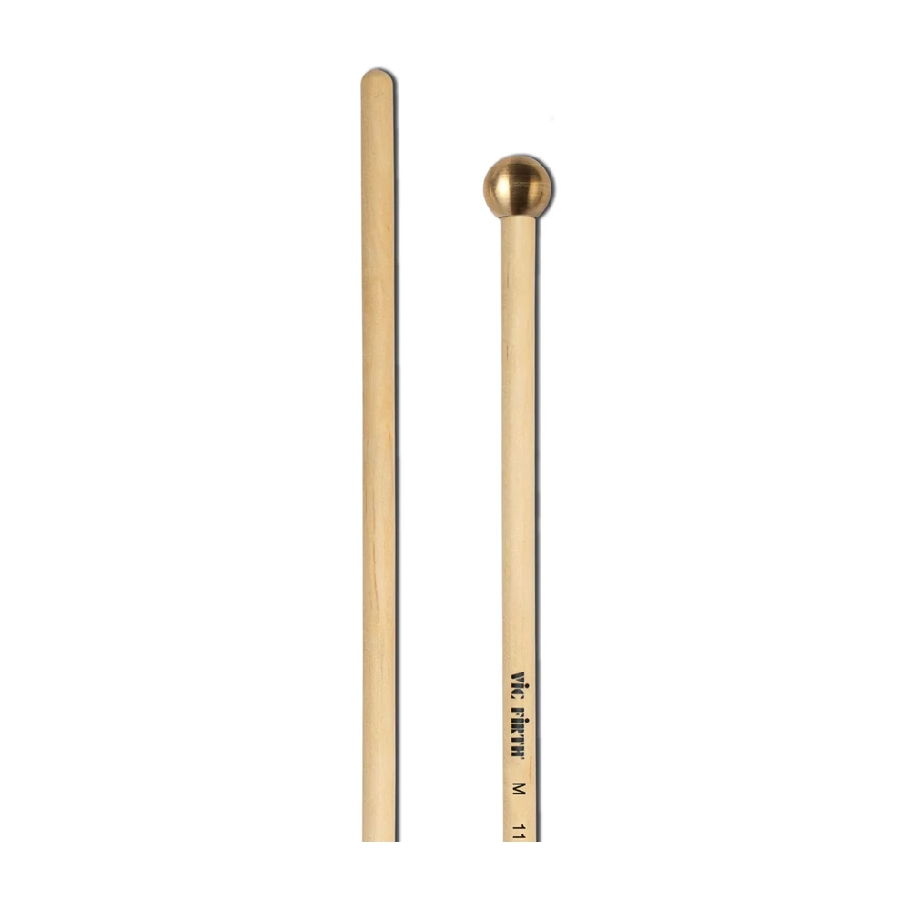 Vic Firth M11 American Custom Keyboard 16" Brass Bell Mallets - Extra-Hard