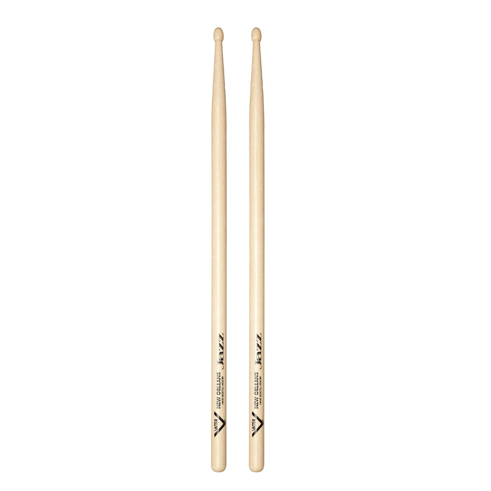 Vater American Hickory Drumsticks New Orleans Jazz Wood Tip Drumsticks