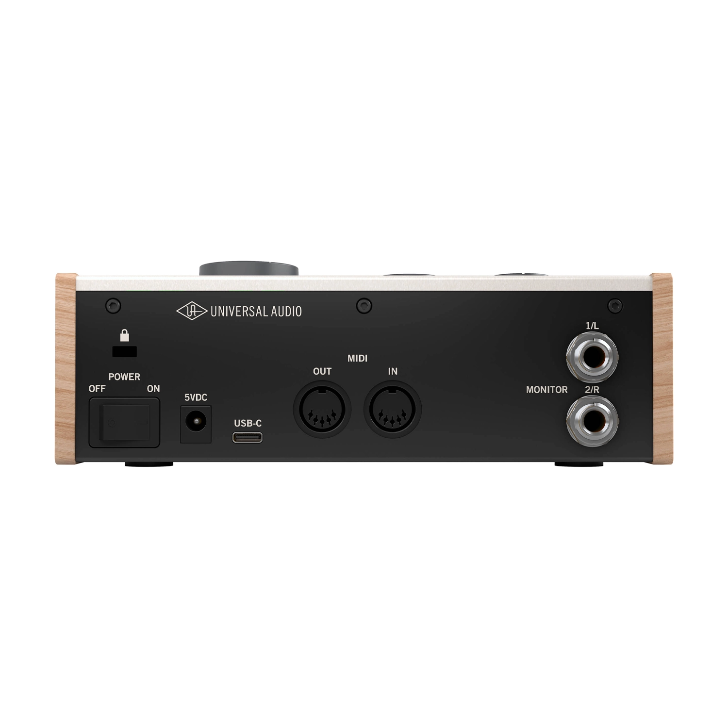 Universal Audio Volt 276 USB-C Audio Interface back side panel view
