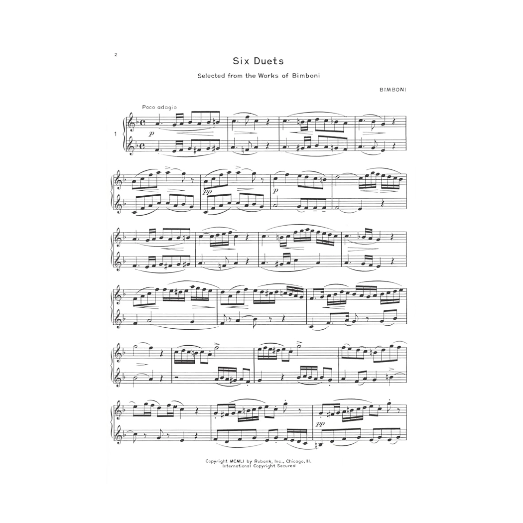 Selected Duets for Cornet or Trumpet: Volume 2 - Advanced