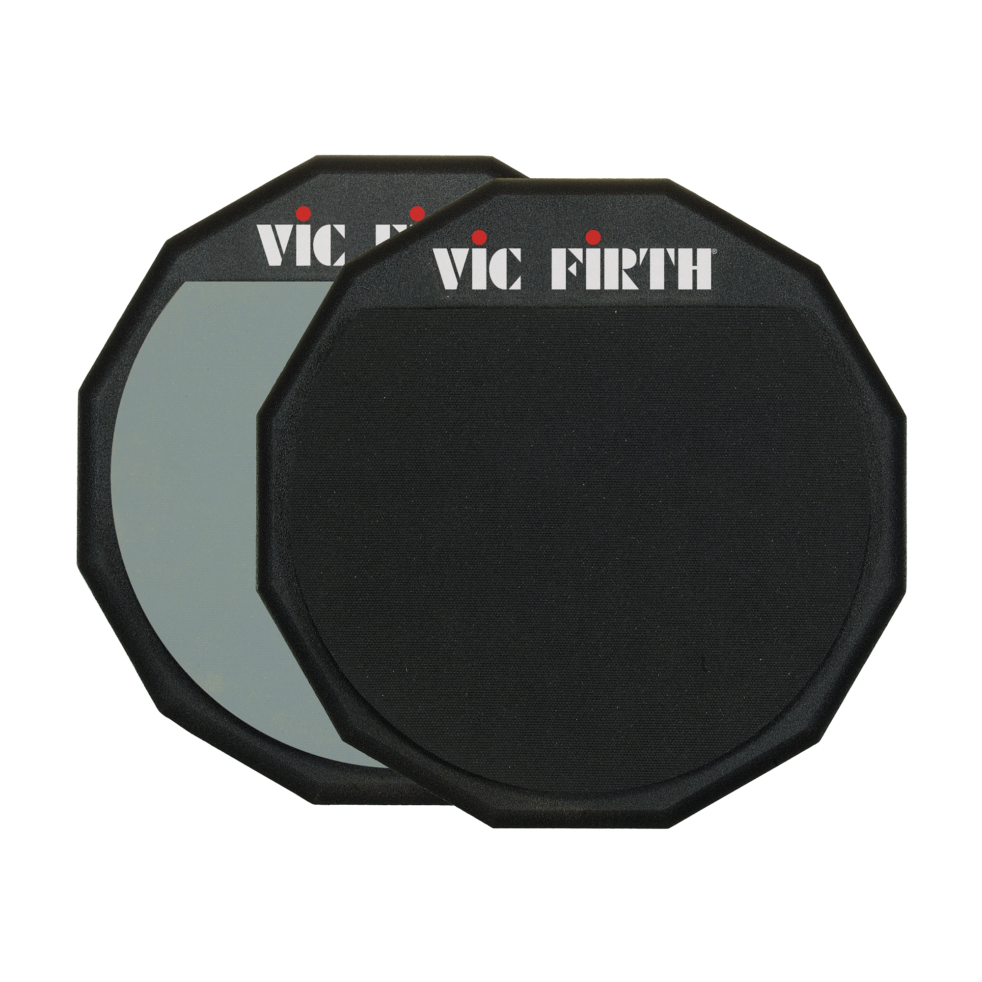 Front view of Vic Firth Double-Sided 6" Practice Pad