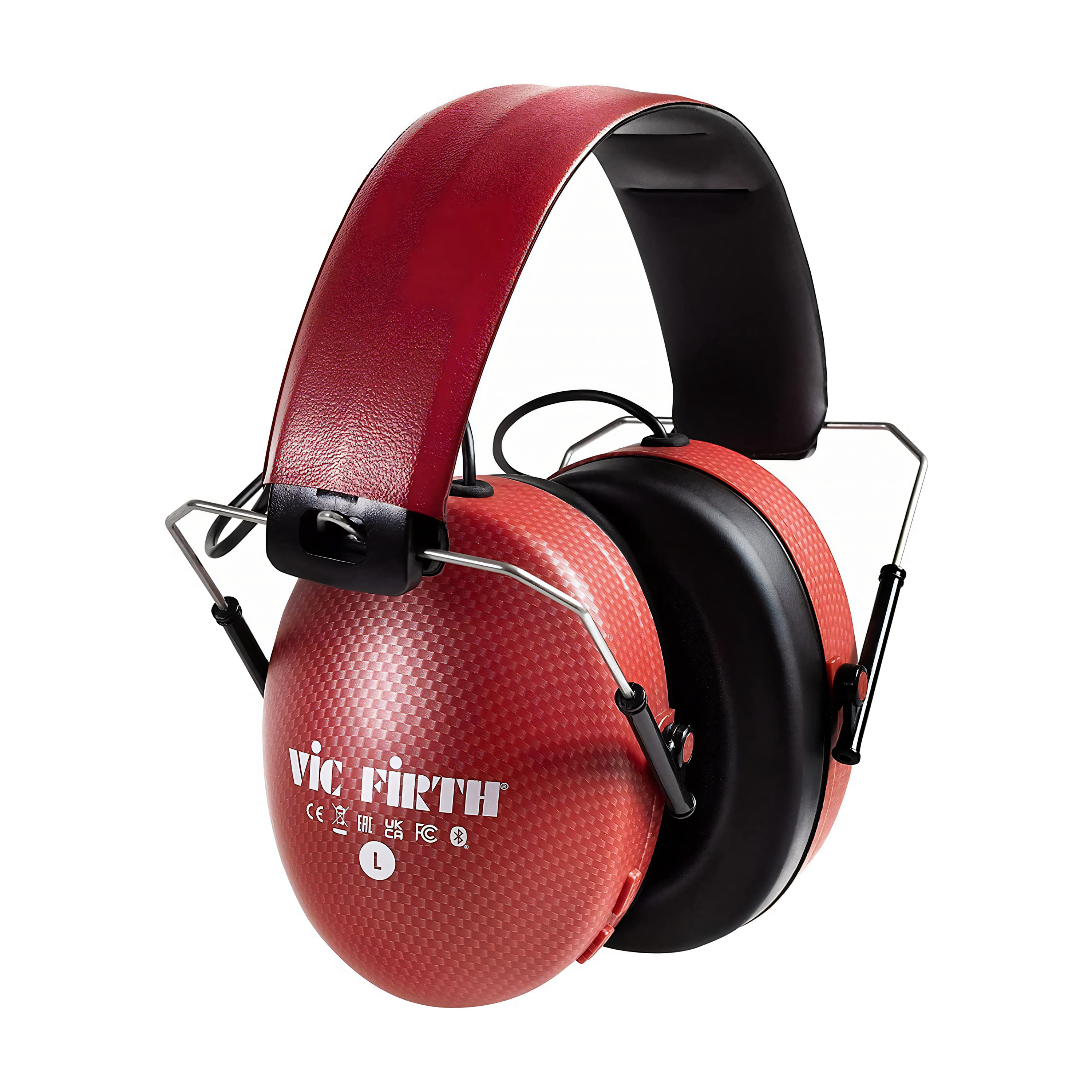 Front view of Vic Firth VXHP0012 Bluetooth Isolation Headphones