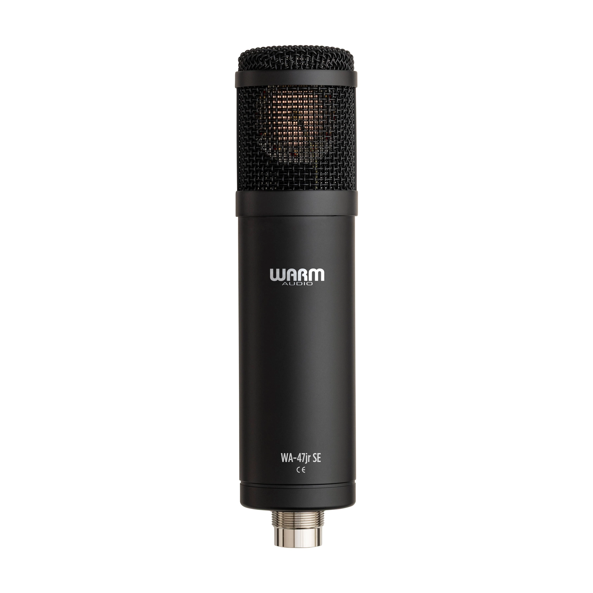 Warm Audio WA-47jr se studio vocal microphone - black, back view