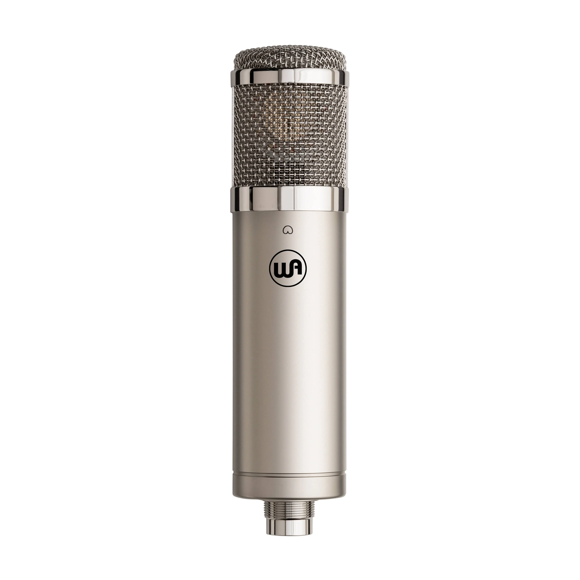 Warm Audio WA-47jr SE studio vocal microphone - nickel, front view