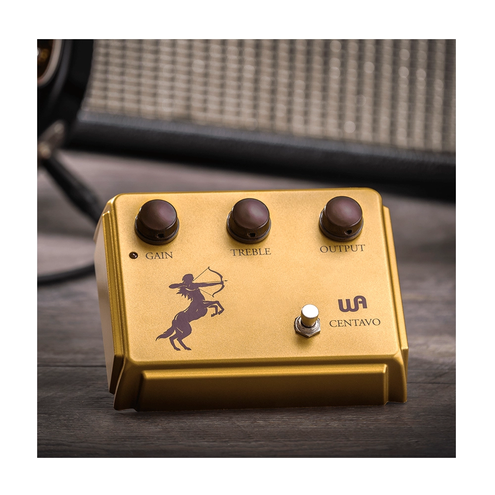 Warm Audio Centavo Professional Overdrive Pedal Overdrive Pedal - Limited-Edition Gold