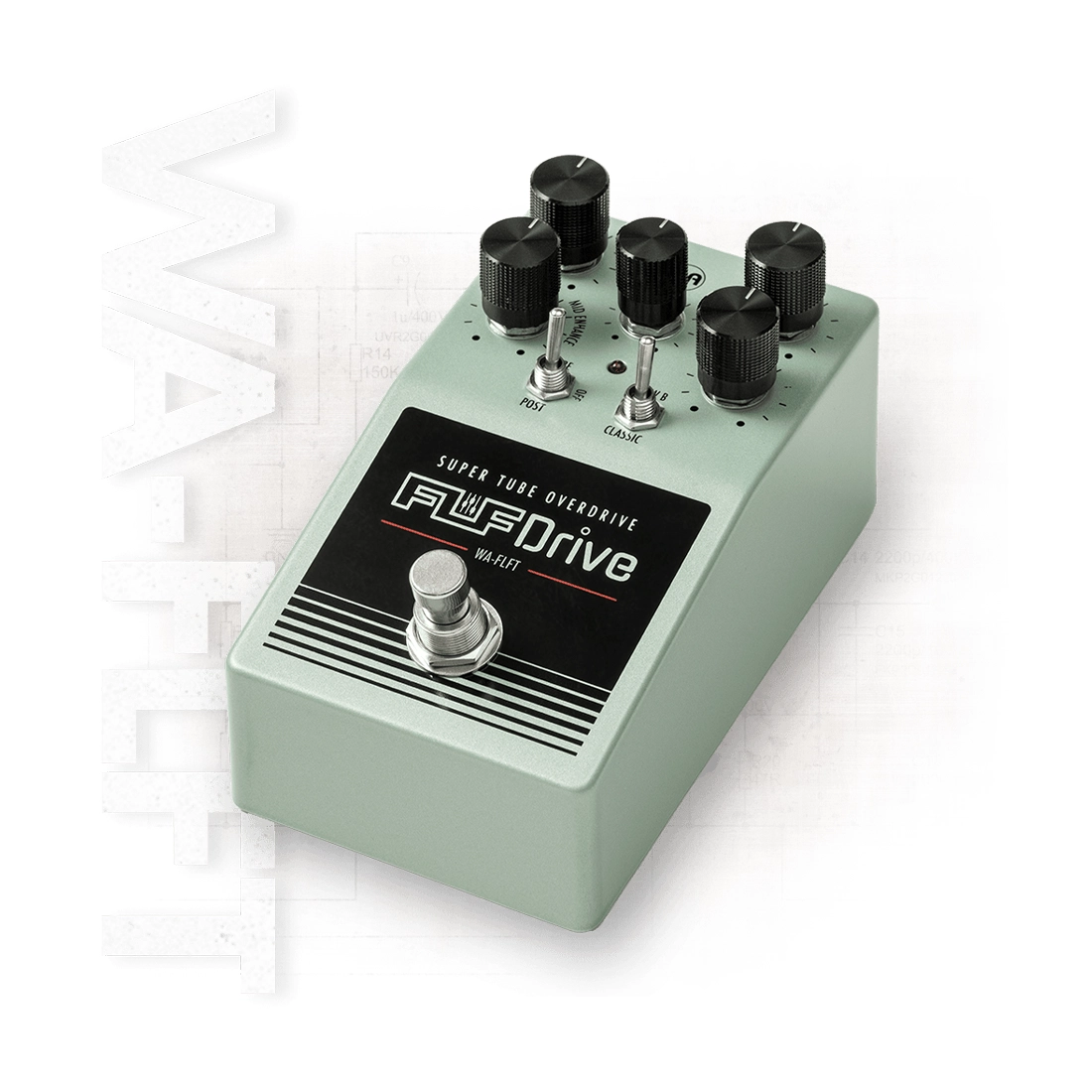 Warm Audio Fluff Drive Overdrive Pedal - Teal