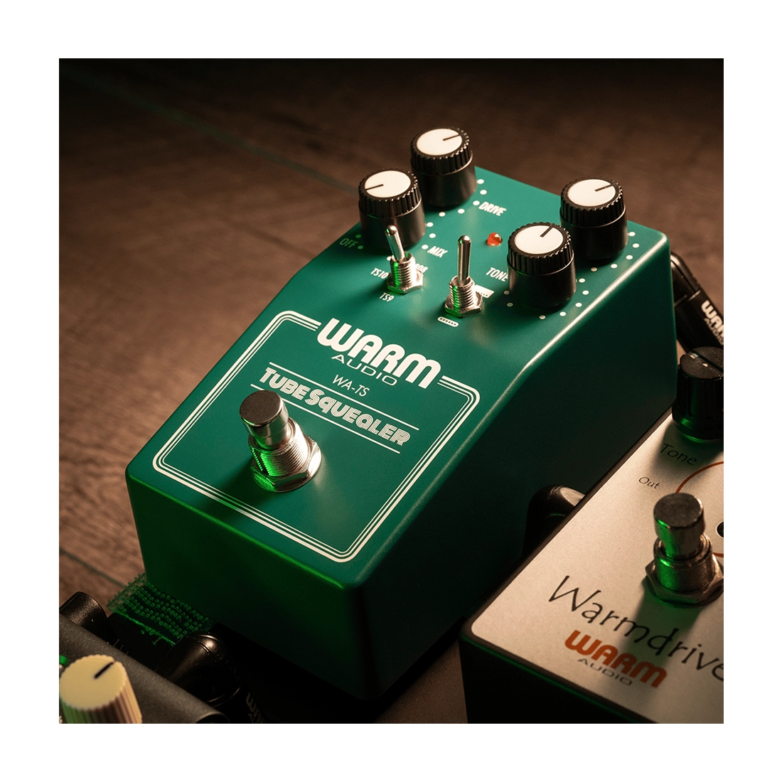 Warm Audio WA-TS Pedal de Efectos Tube Squealer Dual Overdrive - Verde Vintage