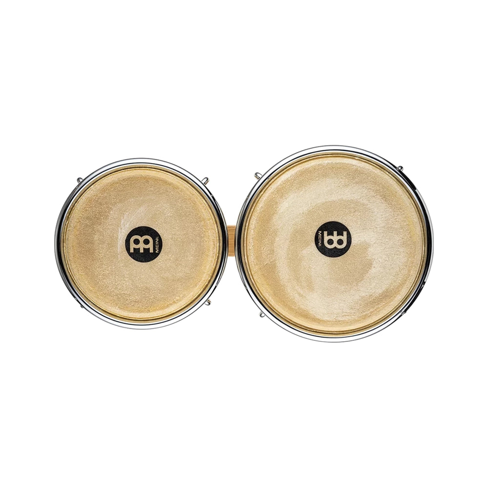 Meinl Percussion Marathon Exclusive Series Bongo, 6 3/4" & 8" Chrome Hardware top view