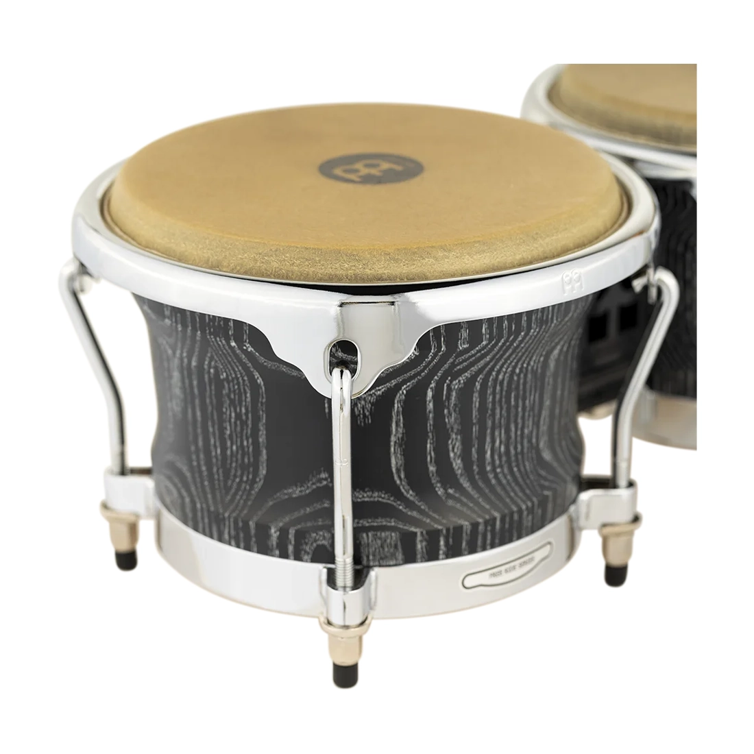 Meinl Percussion Woodcraft Series WB400 Wood Bongos 7" & 8 1/2", Vintage Black