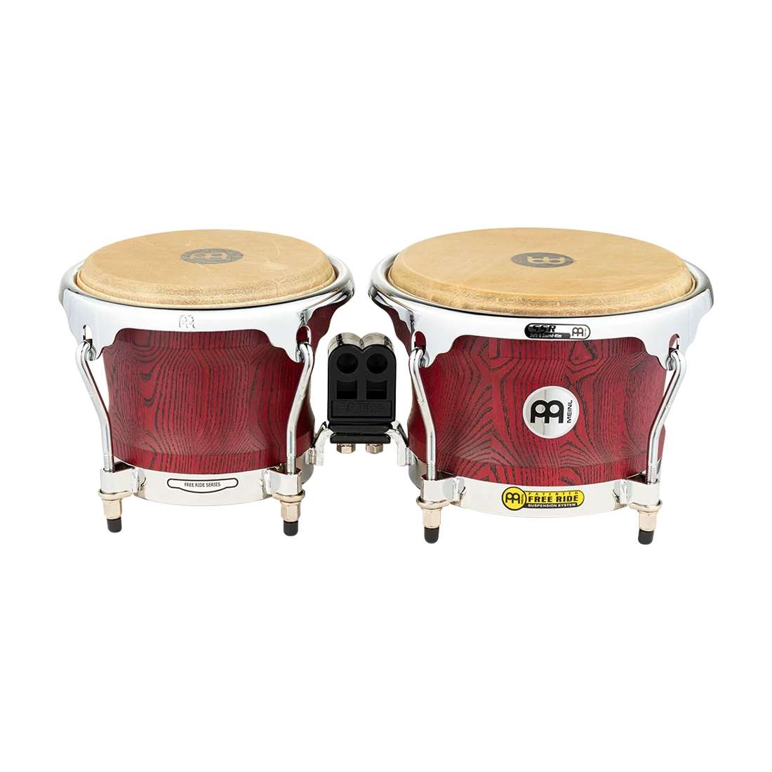 Meinl Woodcraft Series 7 and 8.5" Bongos - Vintage Red