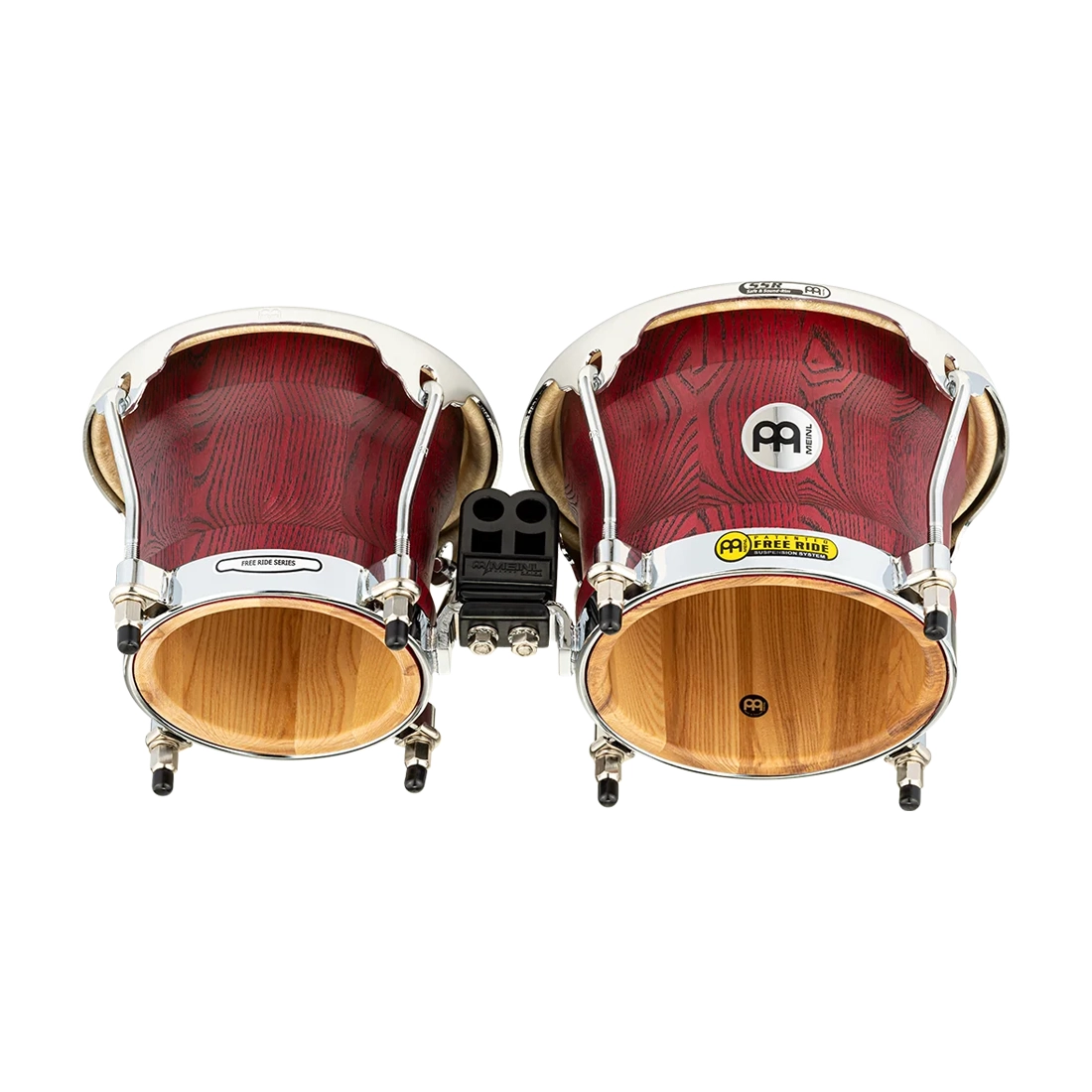 Meinl Woodcraft Series 7 and 8.5" Bongos - Vintage Red