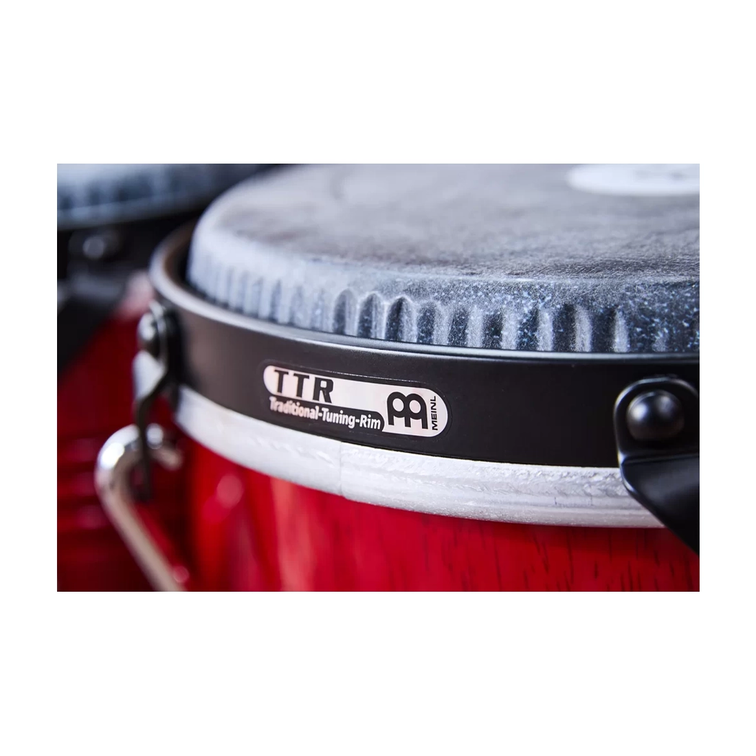 Meinl Percussion Marathon Traditional Bongos 6.75" And 8" Siam Oak Bongos - Wine Red