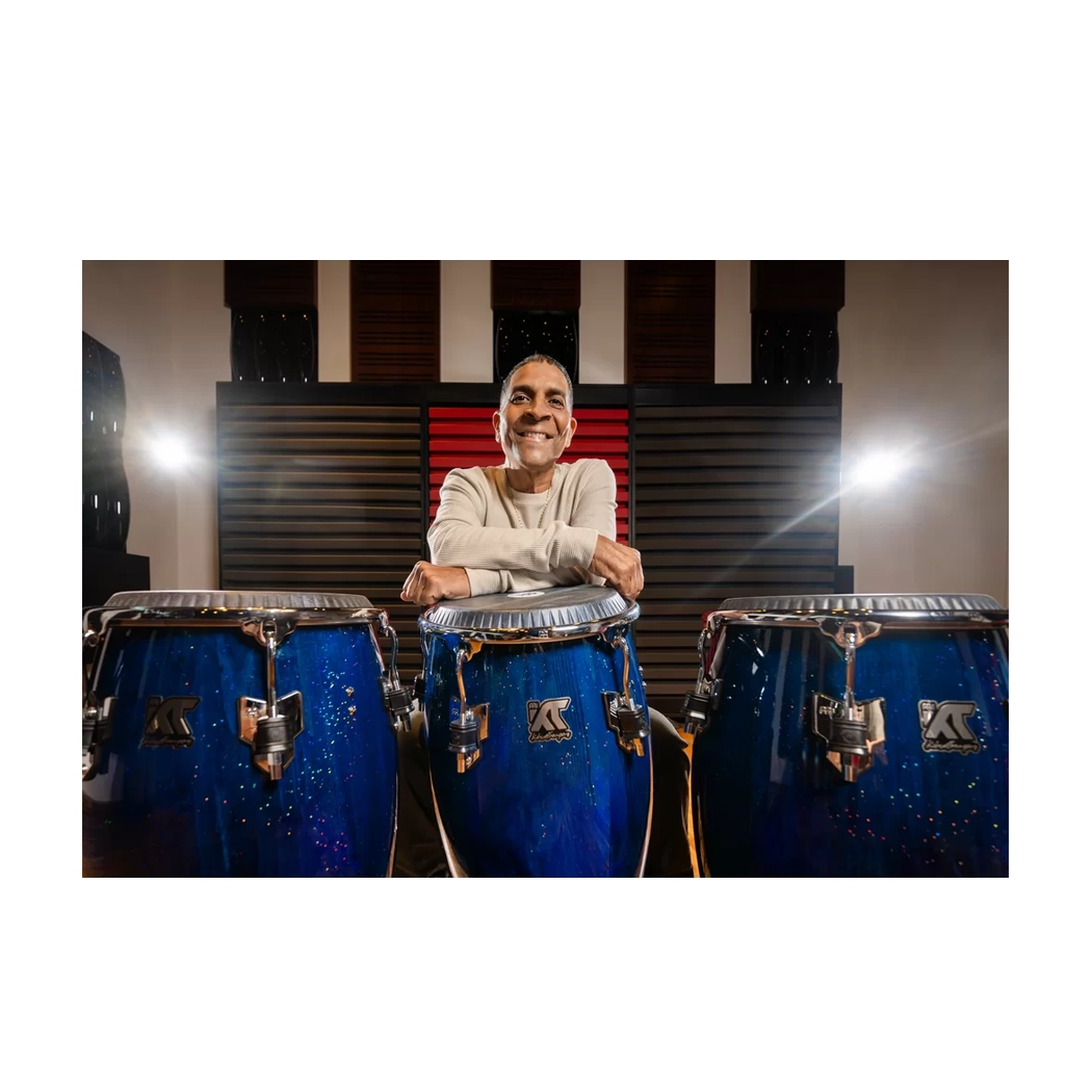 Meinl Percussion Artist Series William Kachiro Thompson 11" Pine Quinto - Blue Wave