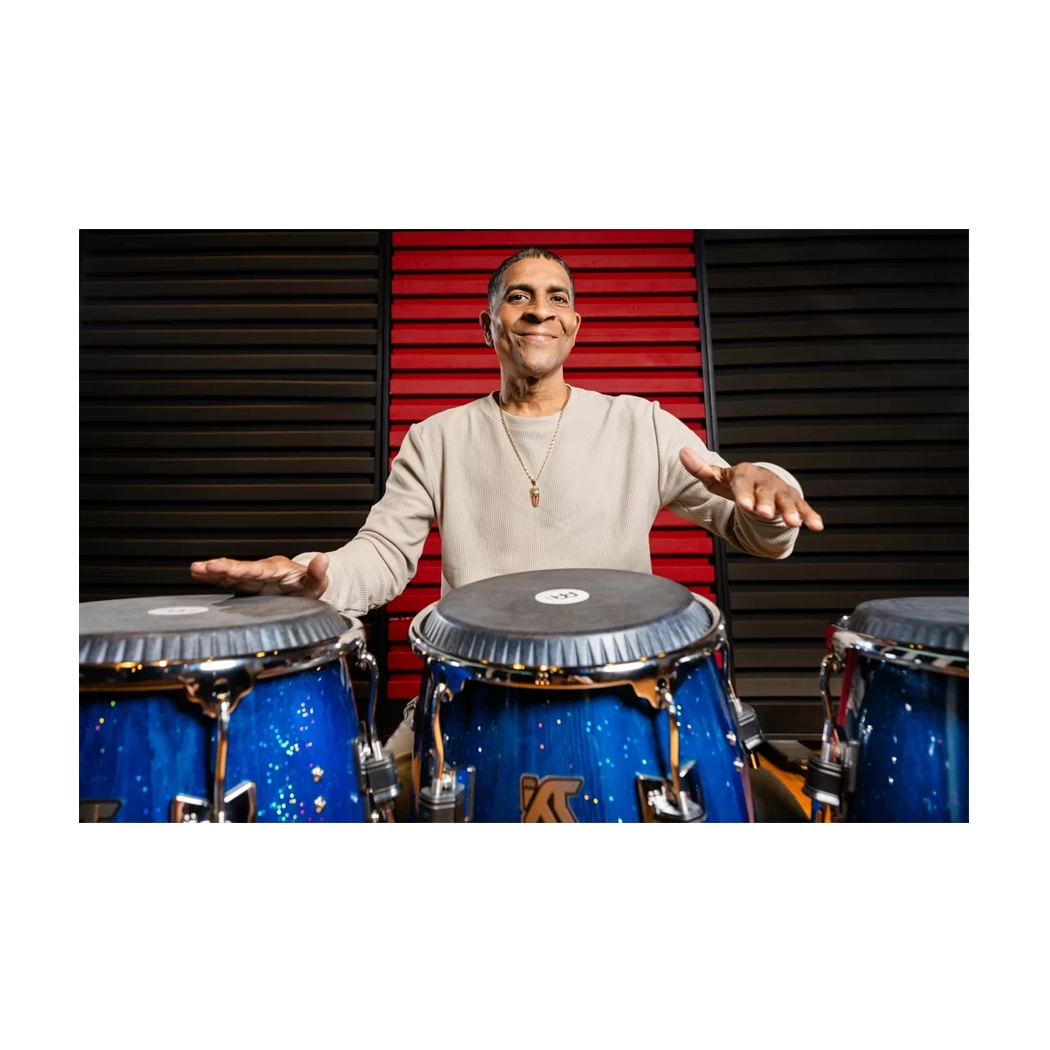 Meinl Percussion Artist Series William Kachiro Thompson 11" Pine Quinto - Blue Wave