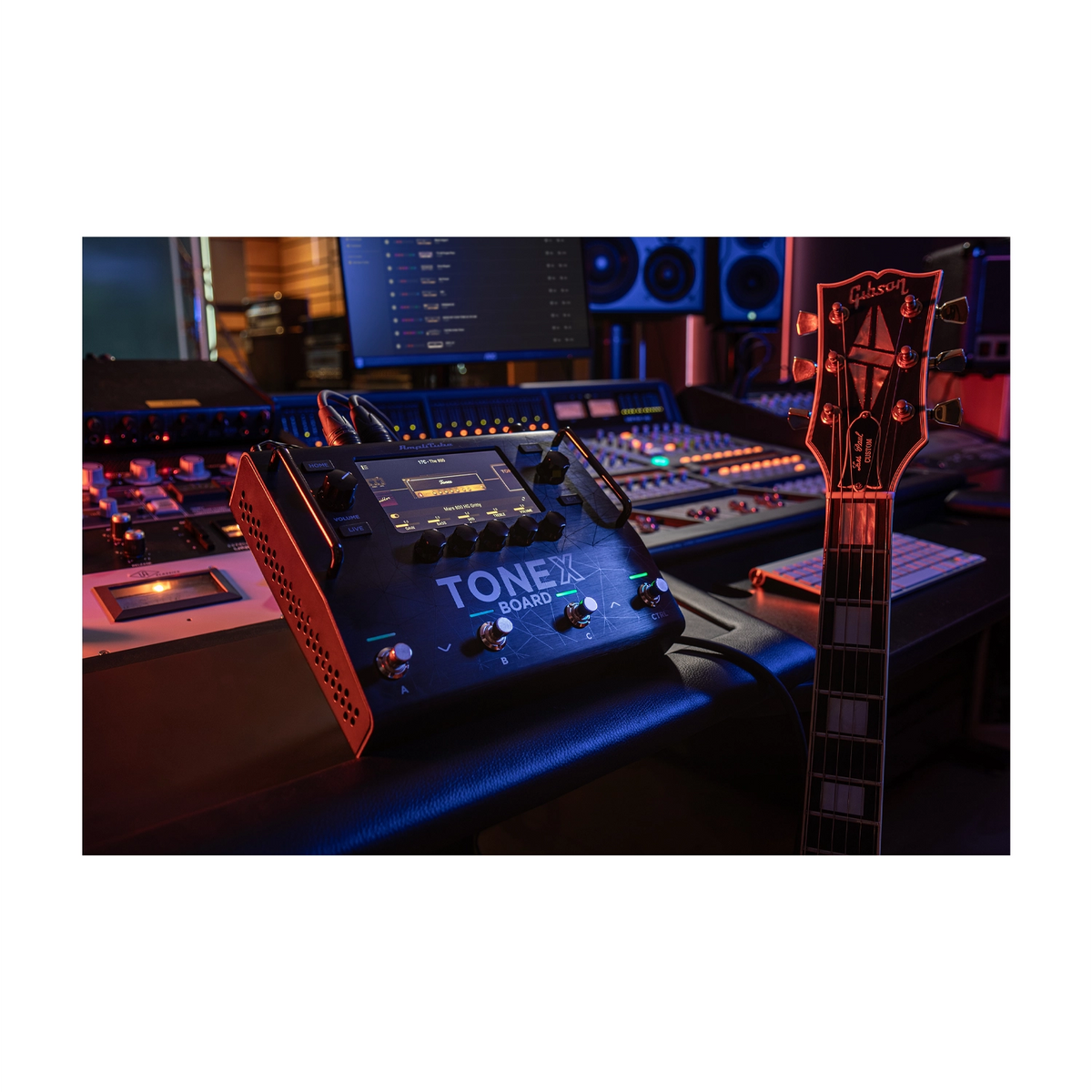 IK Multimedia Tonex Board Stereo Modeling And Multi-FX Guitar/Bass Pedal at the studio