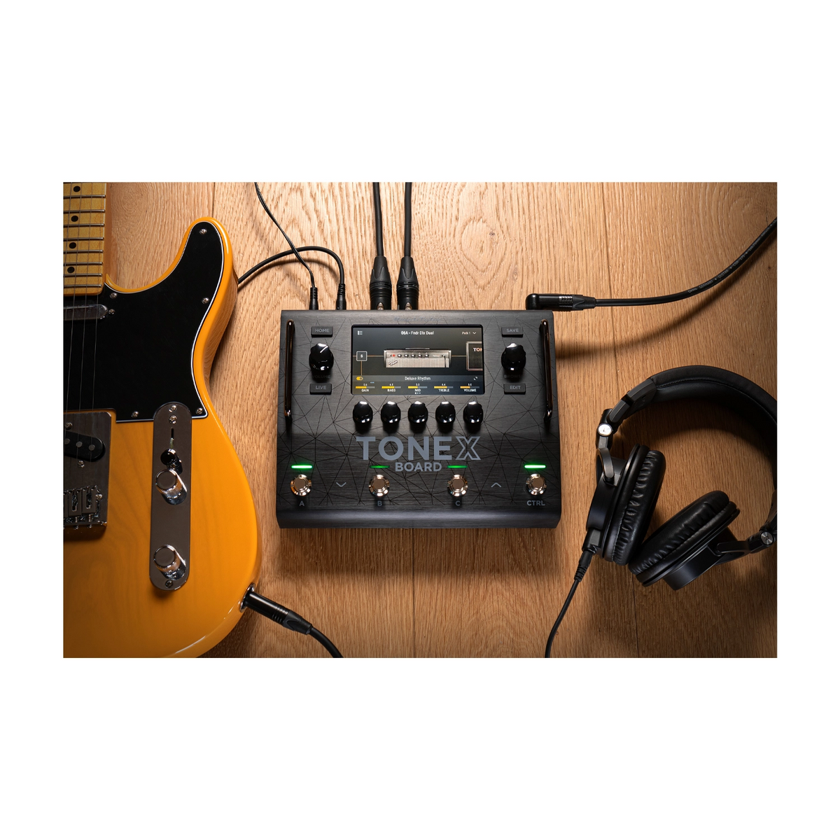 IK Multimedia Tonex Board Stereo Modeling And Multi-FX Guitar/Bass Pedal at the studio