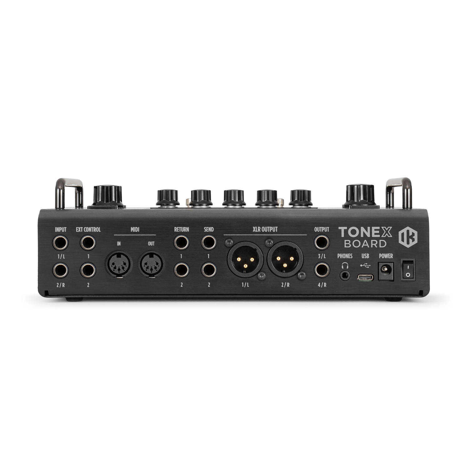 IK Multimedia Tonex Board Stereo Modeling And Multi-FX Guitar/Bass Pedal back panel view