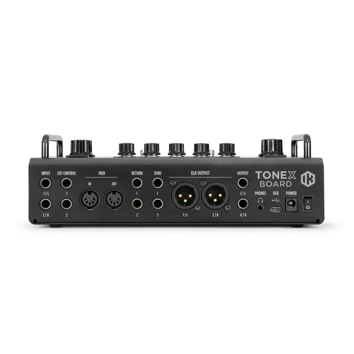 IK Multimedia Tonex Board Stereo Modeling And Multi-FX Guitar/Bass Pedal back panel view