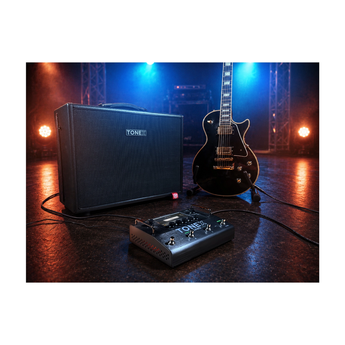 IK Multimedia Tonex Board Stereo Modeling And Multi-FX Guitar/Bass Pedal at the studio