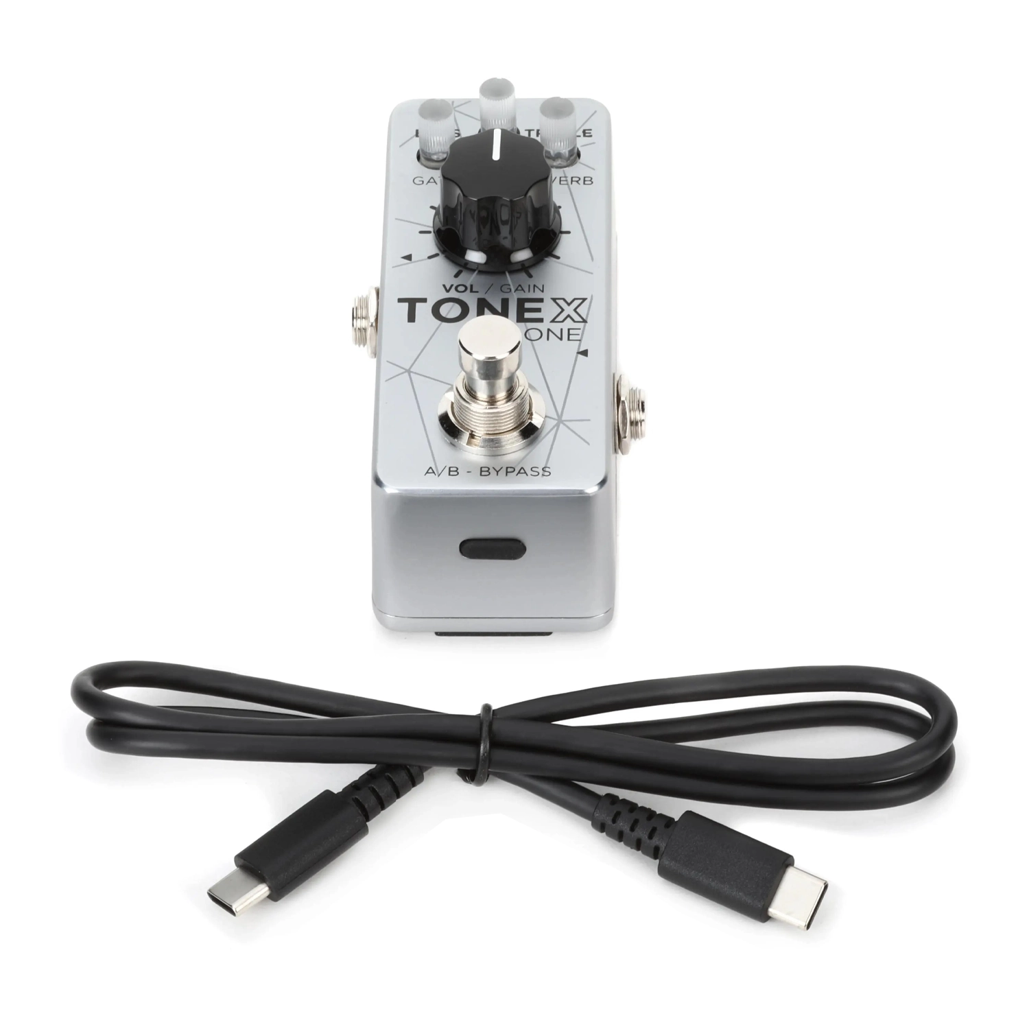 IK Multimedia TONEX ONE Pedal Bass Edition Amplifier/Cab/Effect Modeling Pedal - Silver