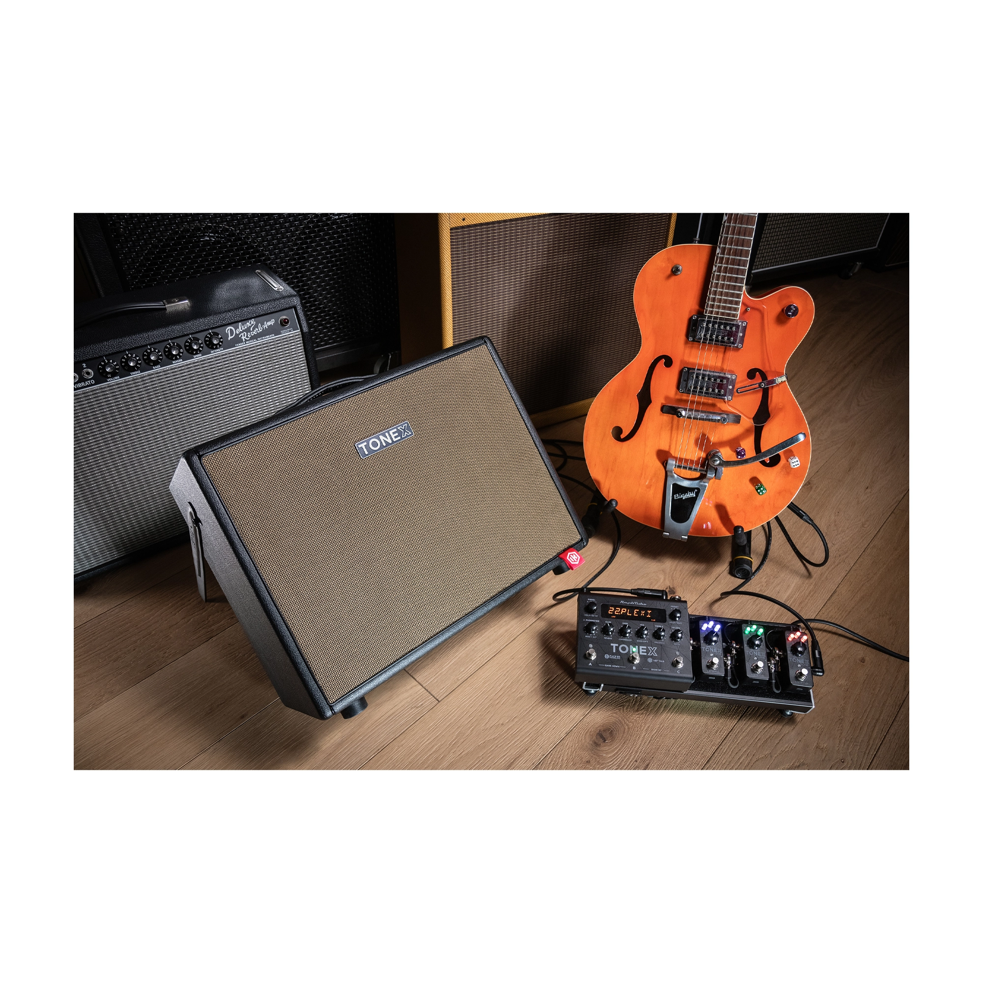 IK Multimedia TONEX Cab 700-wat 1 x 12-inch Power Guitar Cabinet - XG-TONEX-FRFR-IN