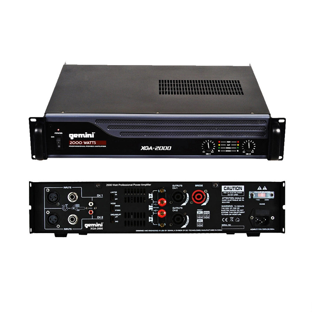 Gemini XGA-2000 Professional Power Amplifier