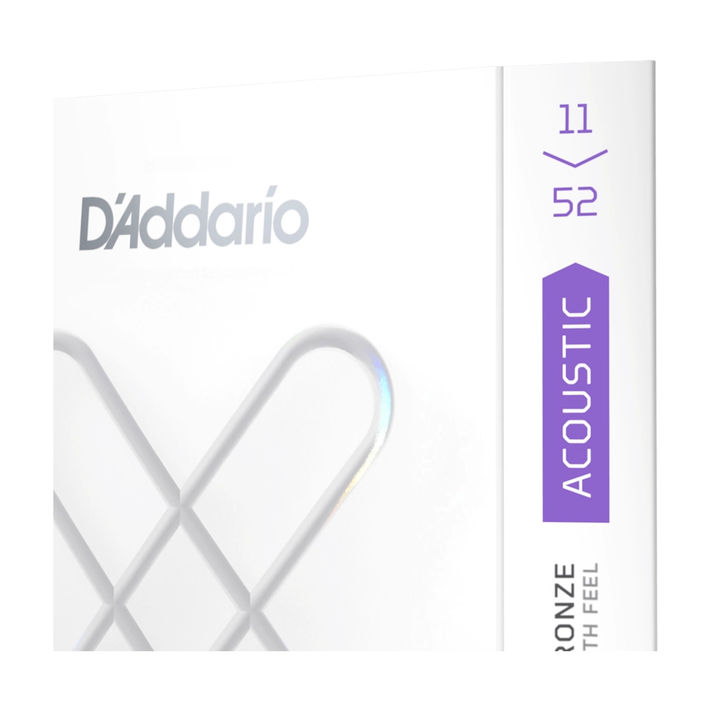 D'Addario XS 80/20 Bronze Coated Acoustic Guitar Strings - .011-.052 Custom Light