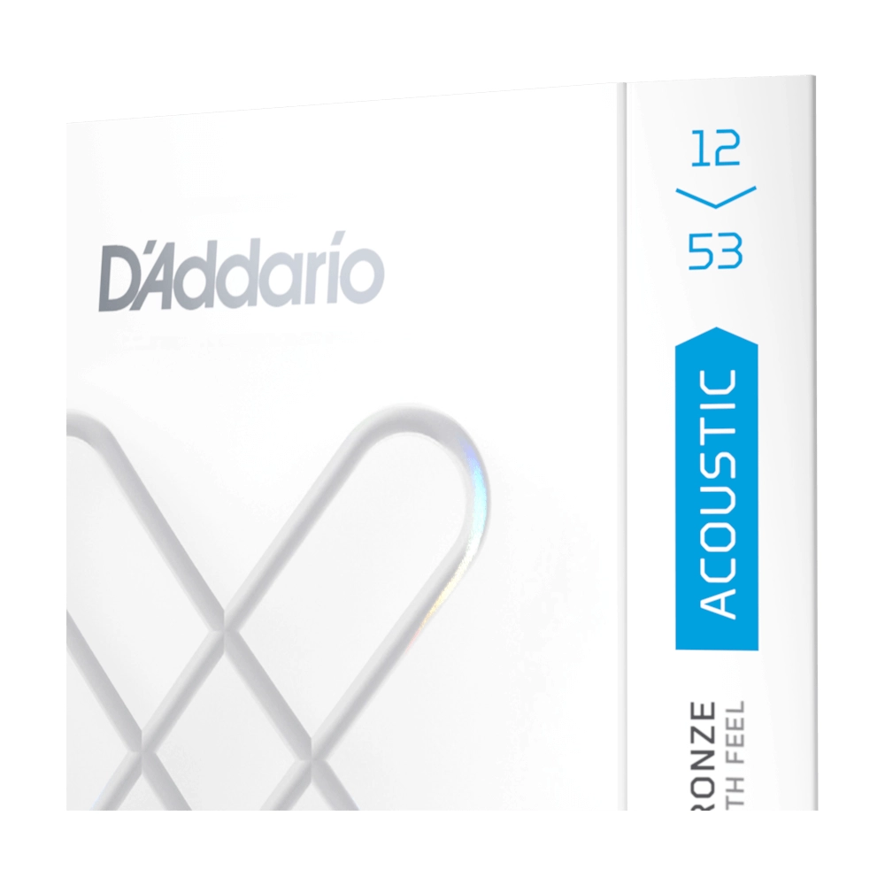 D'Addario XSABR1253 XS 80/20 Bronze Coated Acoustic Guitar Strings - .012-.053 Light