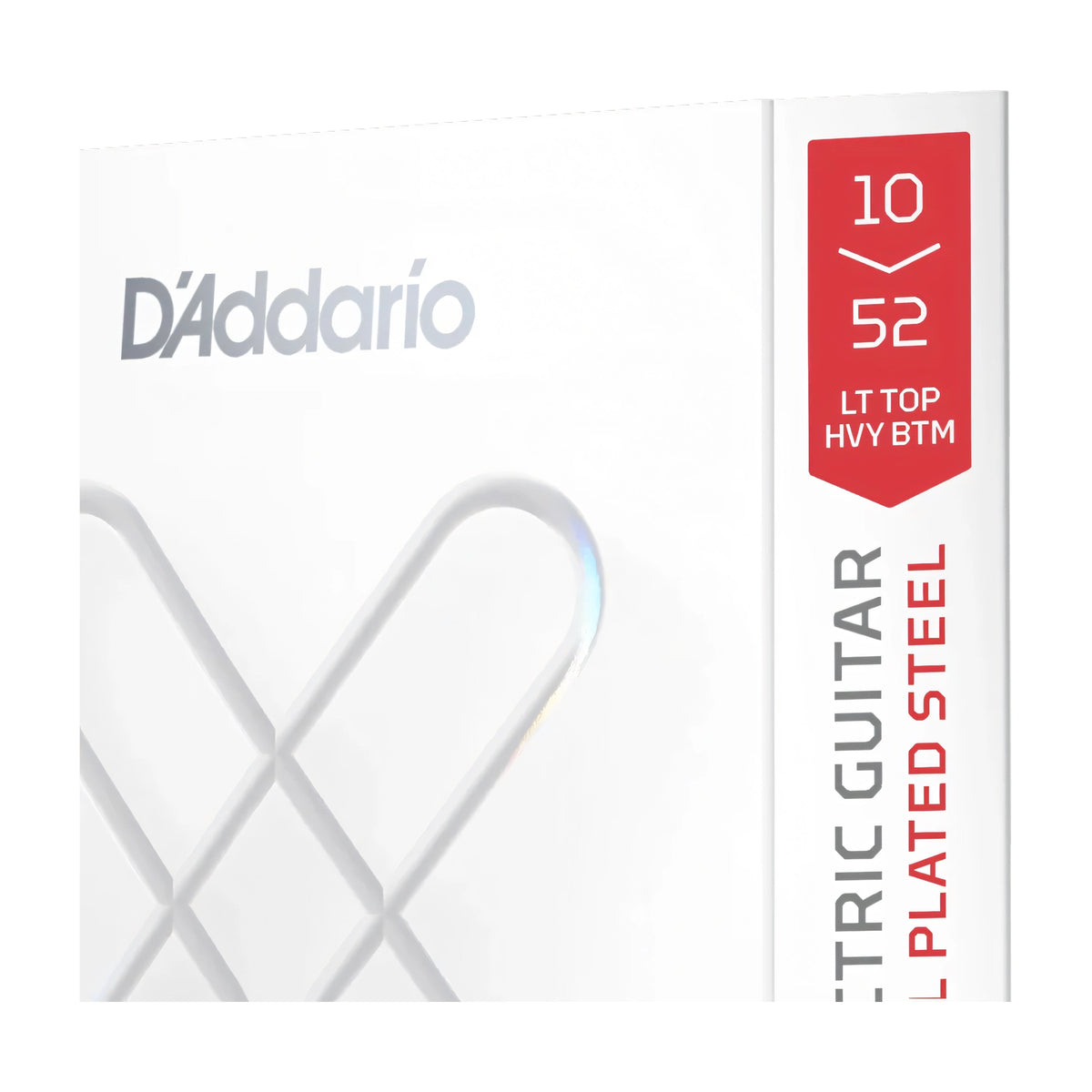 Cuerdas de guitarra eléctrica recubiertas D'Addario XSE1052 de tensión ligera en la parte superior y pesada en la parte inferior