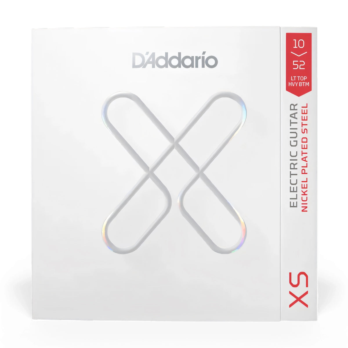Cuerdas de guitarra eléctrica recubiertas D'Addario XSE1052 de tensión ligera en la parte superior y pesada en la parte inferior