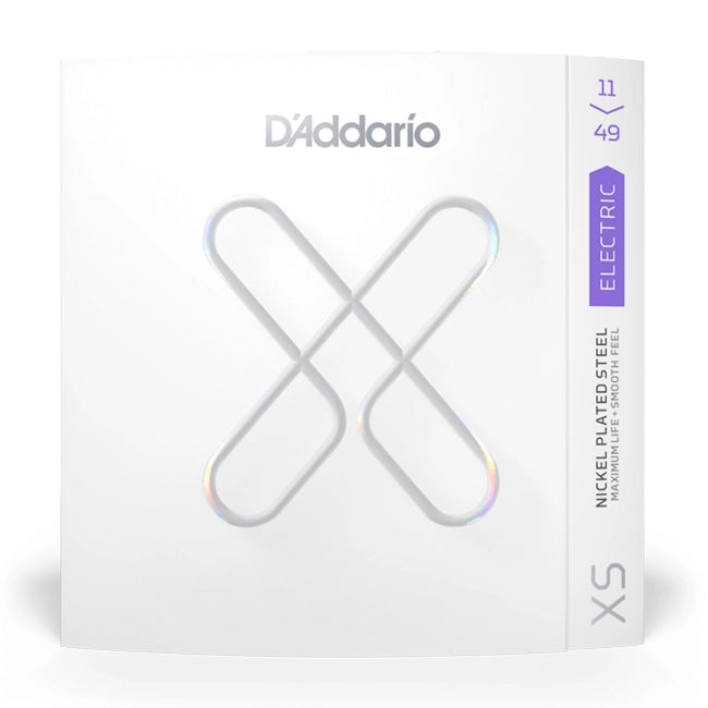 Cuerdas de guitarra eléctrica D'Addario 11-49 de acero niquelado medio recubiertas