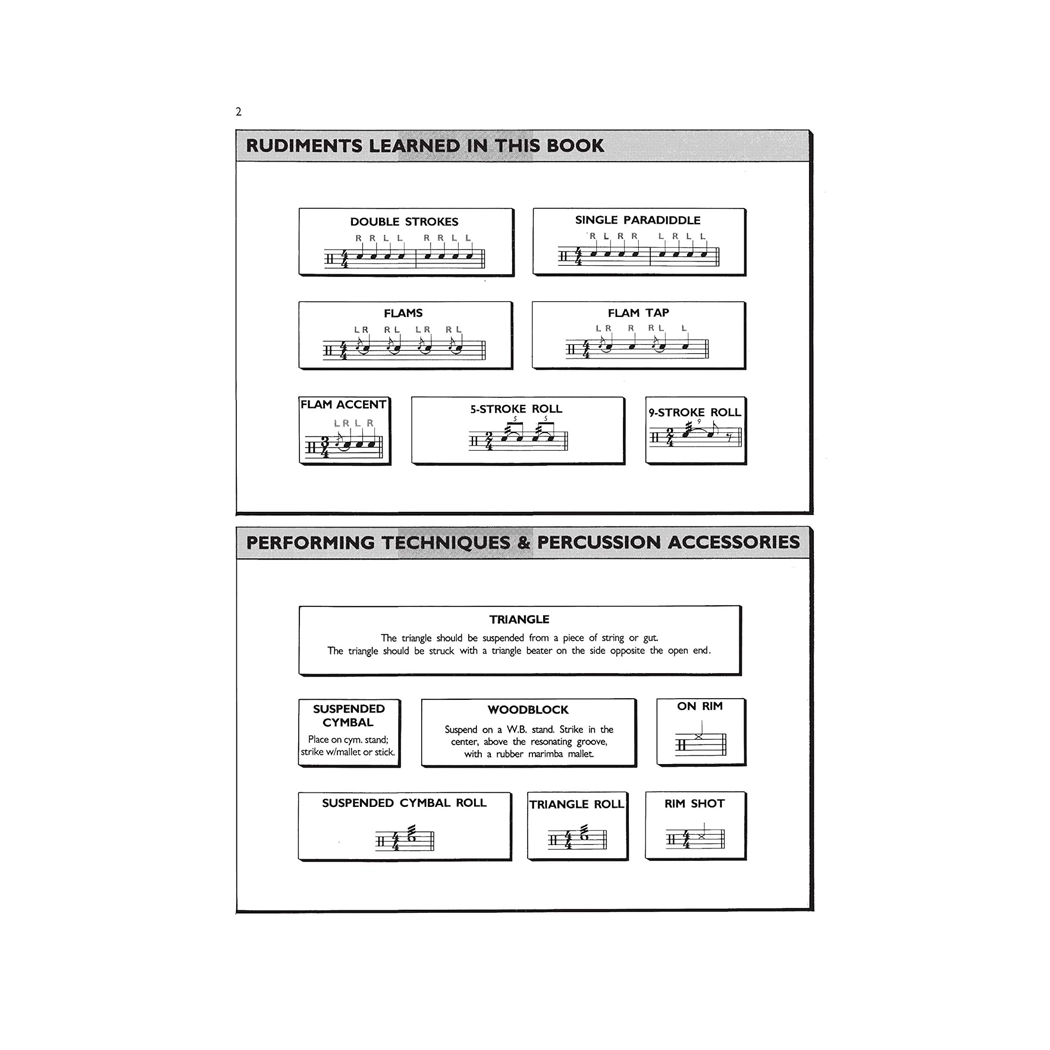Yamaha Band Student, Book 1: Combined Percussion