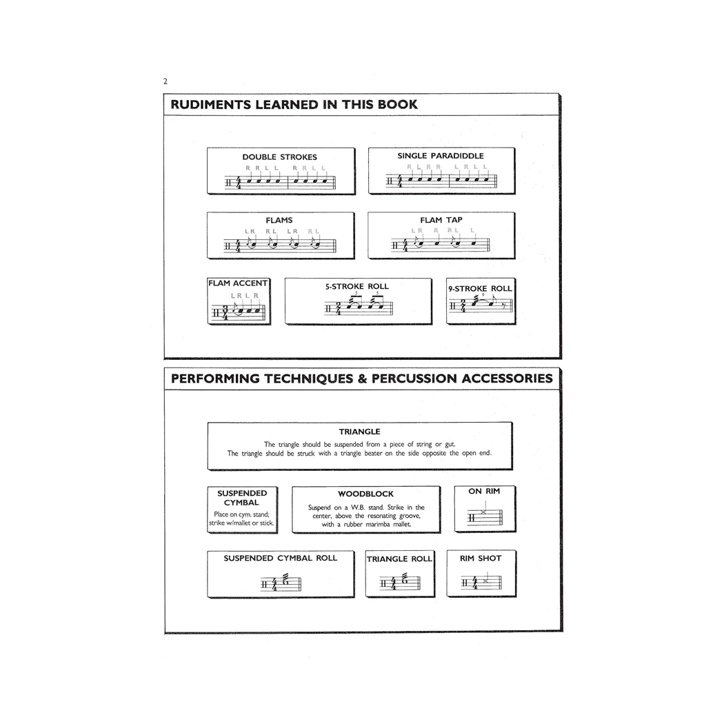 Yamaha Band Student, Book 2: Combined Percussion