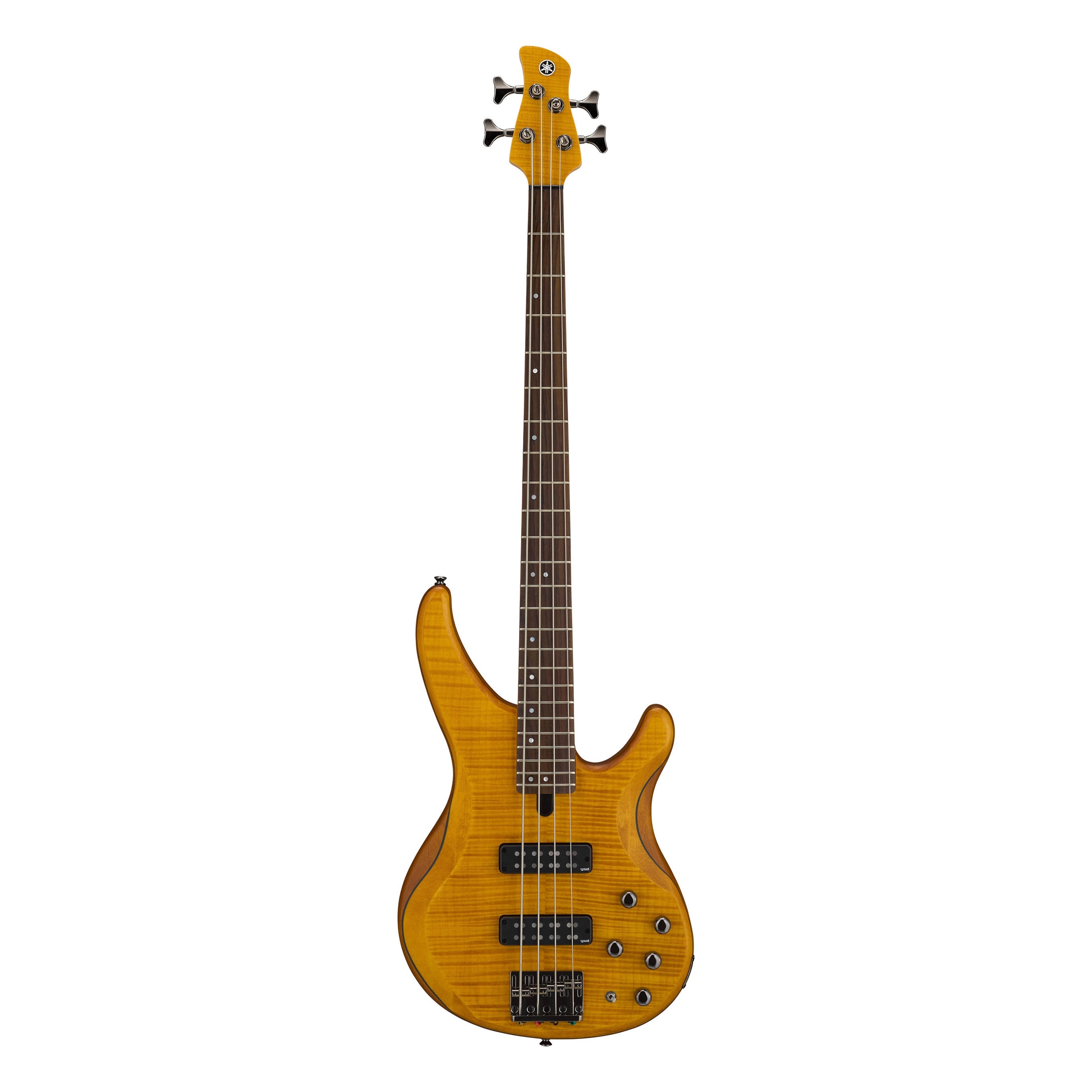 Yamaha TRBX604FM 4-String Electric Bass Guitar - Matte Amber