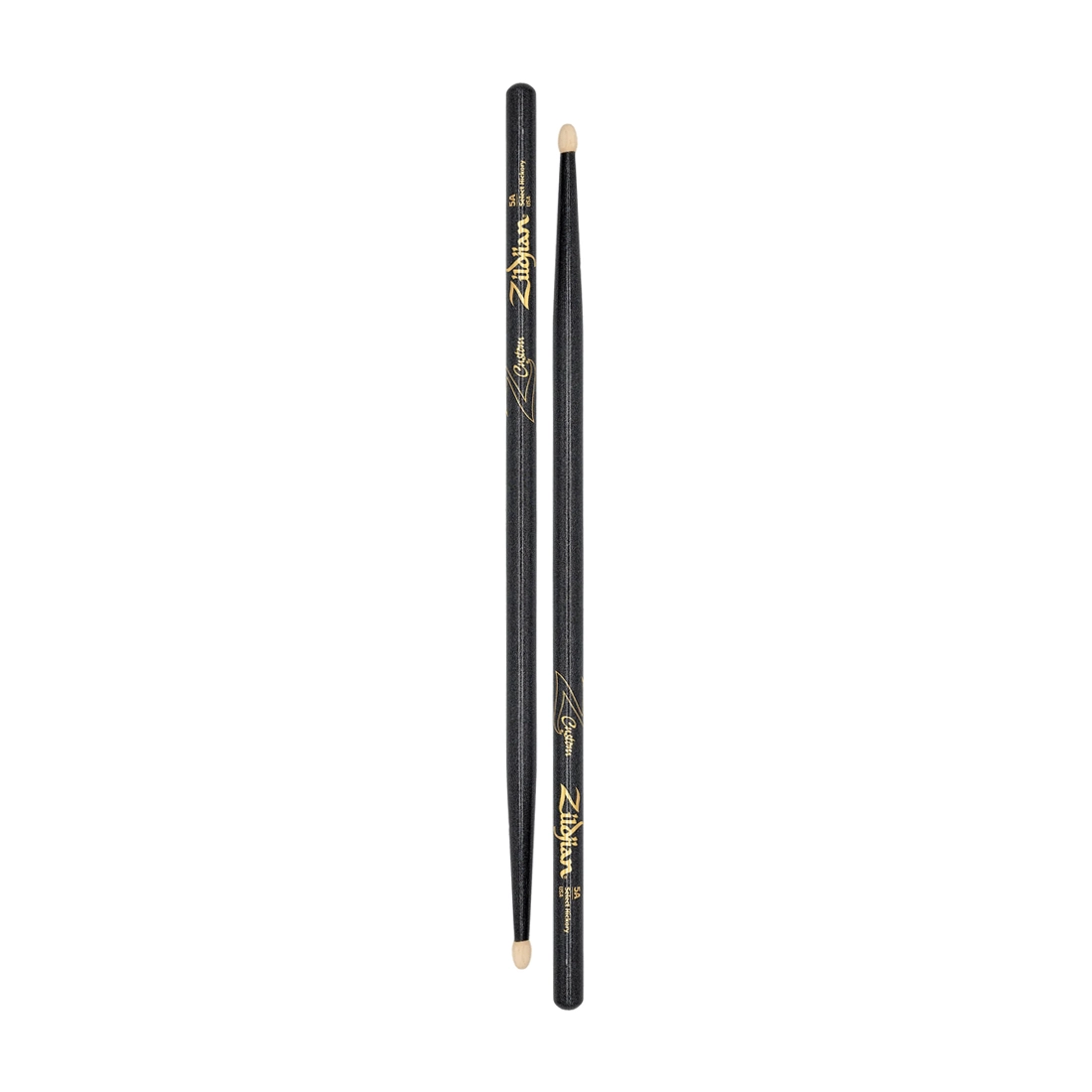 Zildjian Z5ACB-ZC Z Custom Limited-Edition Black Chroma Drumsticks - 5AW