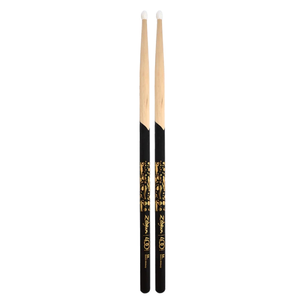 Zildjian 400th Anniversary Nylon Oval Tips Hickory 5a Drumsticks  - Classical Cymbalist