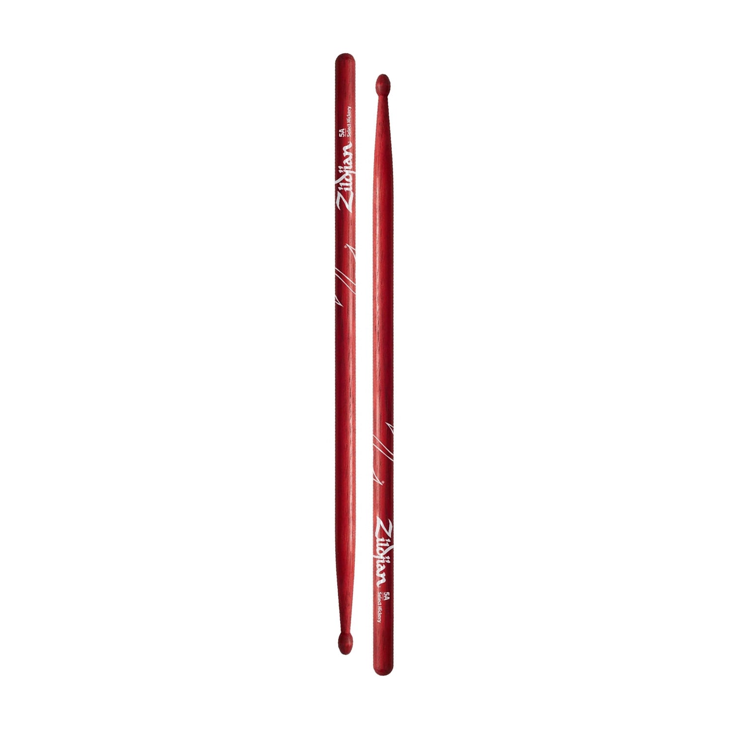 Zildjian Z5AR Hickory Series 5A Drumsticks - Red