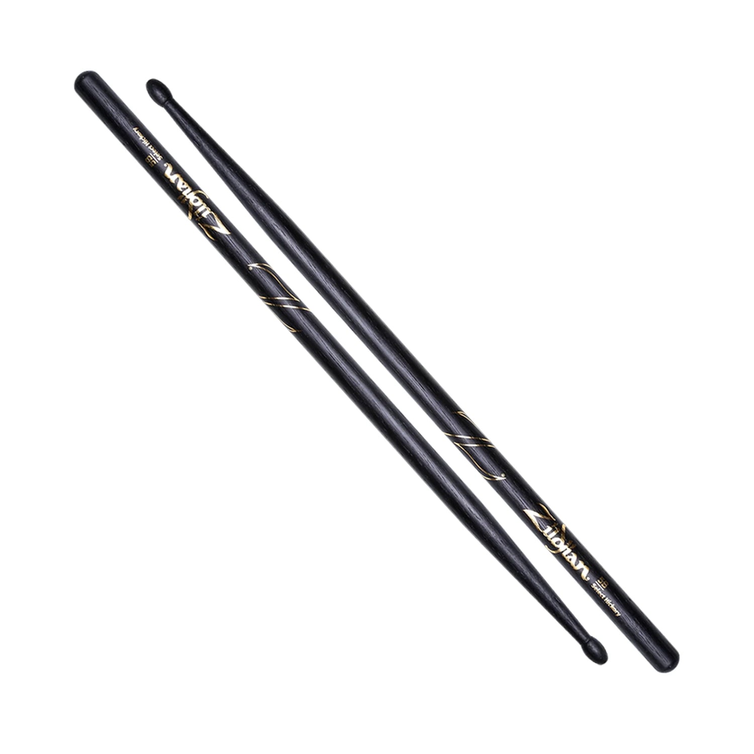 Zildjian Z5BB Select Hickory 5B Black Stain Drumstick