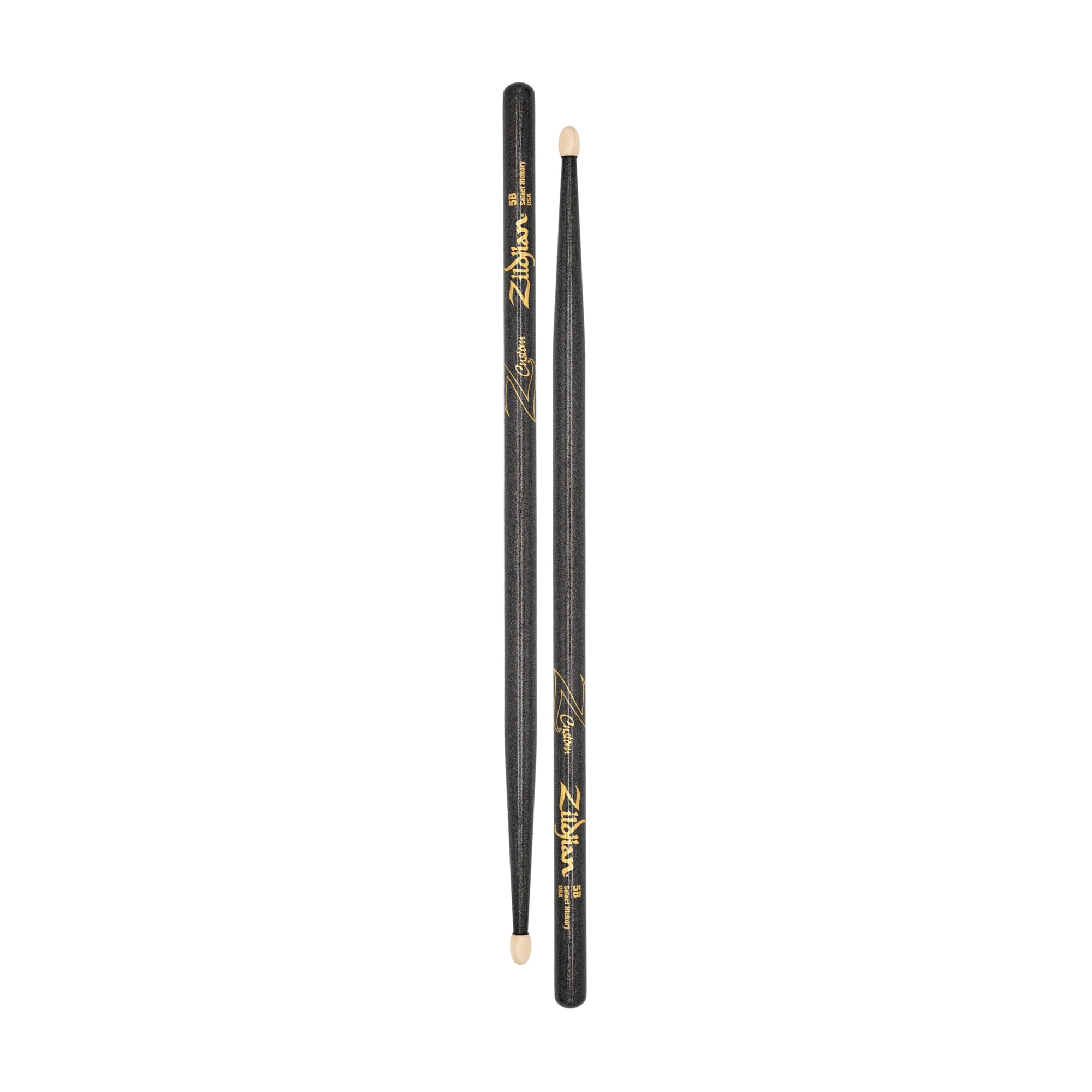Zildjian Z5BCB-ZC Z Custom Limited-Edition Black Chroma Drumsticks - 5BW