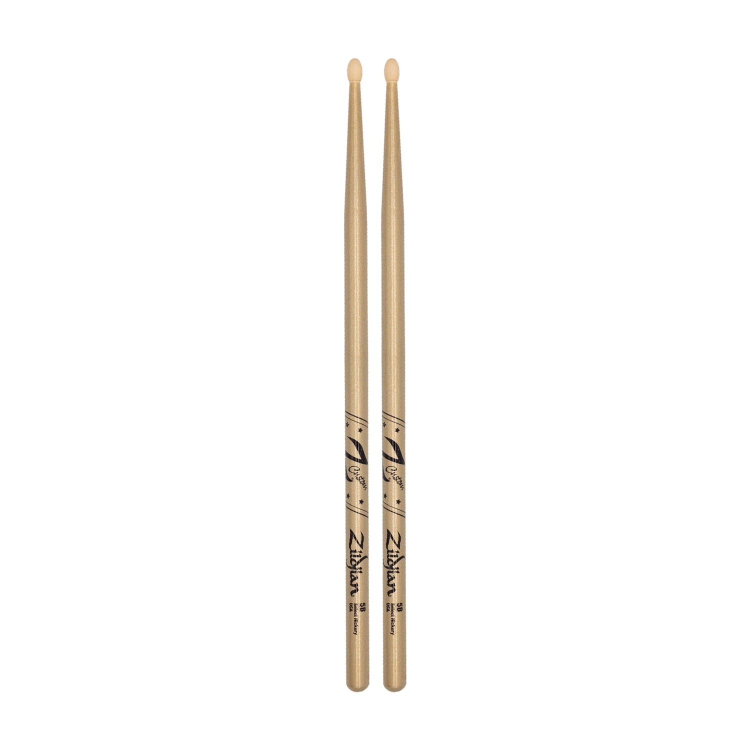 Zildjian ZXBP00102 Z Custom Limited-Edition Gold Chroma Drumsticks - 5B