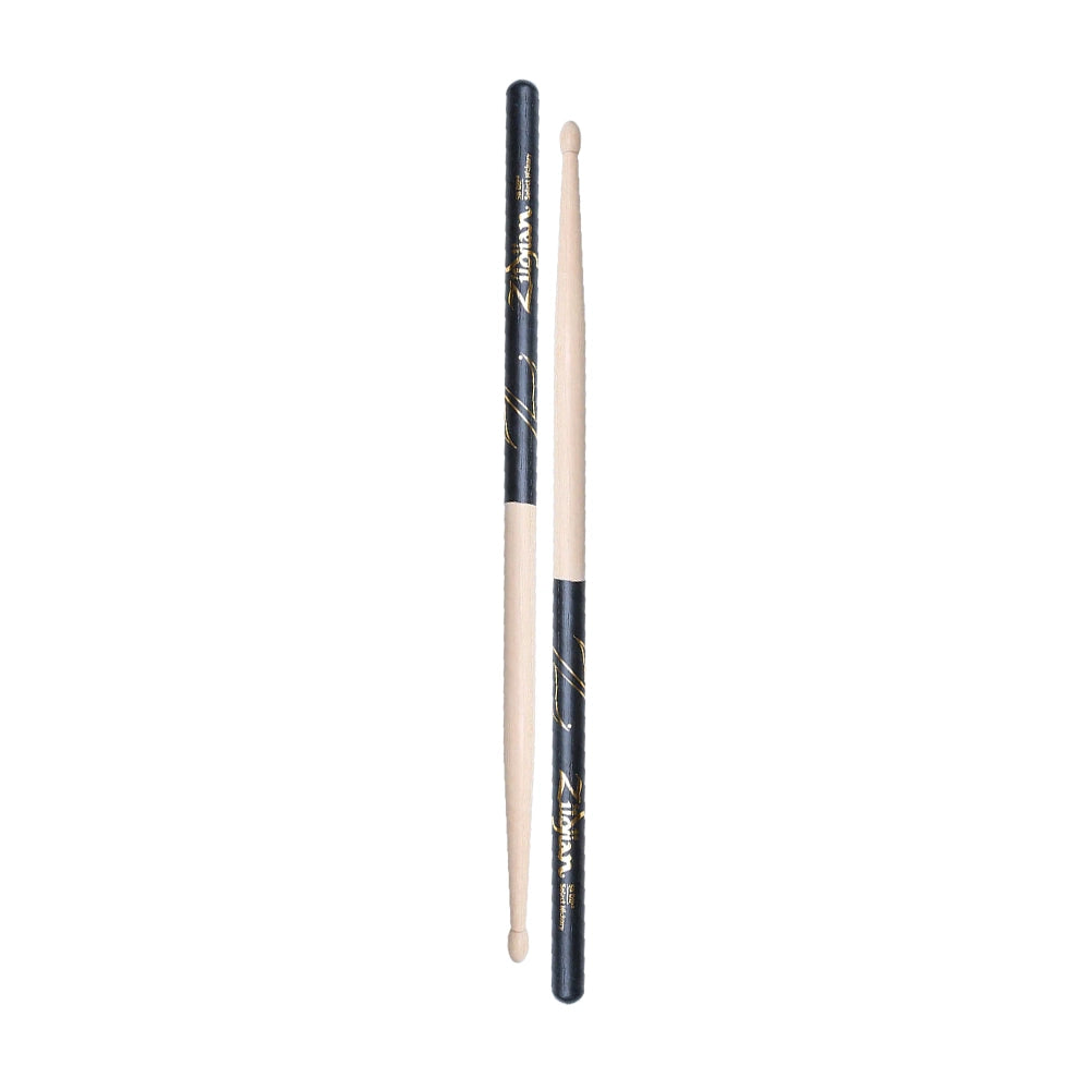 Zildjian Z5BD Wood Tip 5B Dip Drumsticks - Black
