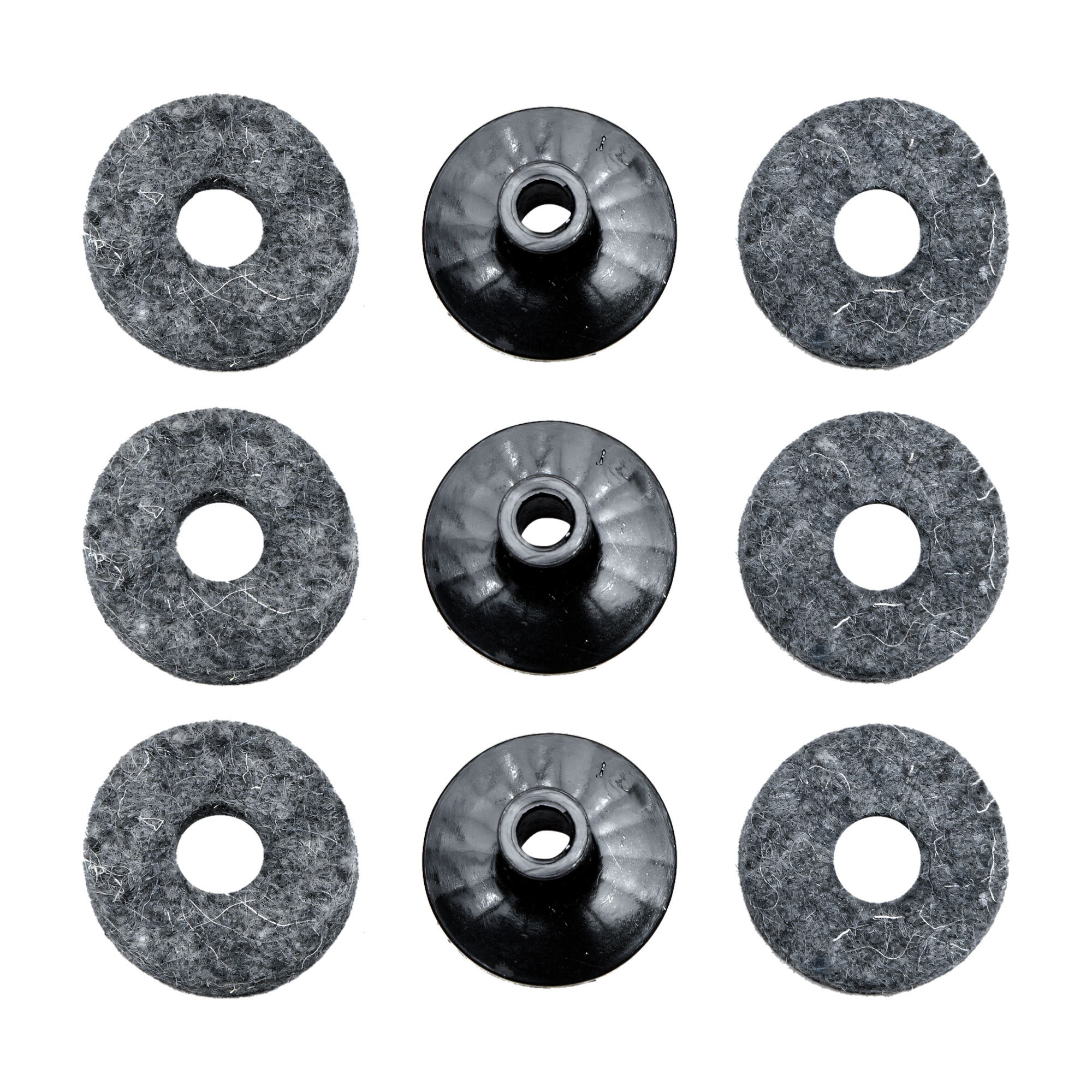 Full view of Zildjian ZFSPK Cymbal Felt Sleeve 3 Pack