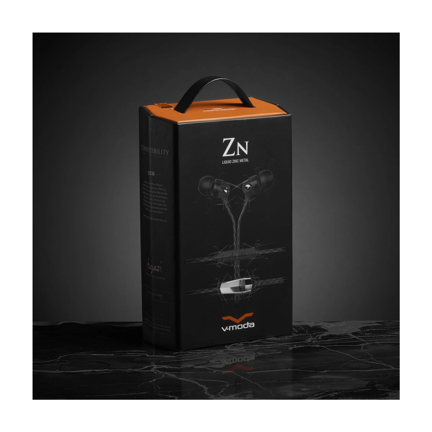 V-MODA Zn In-Ear Modern Audiophile Headphones With Microphone