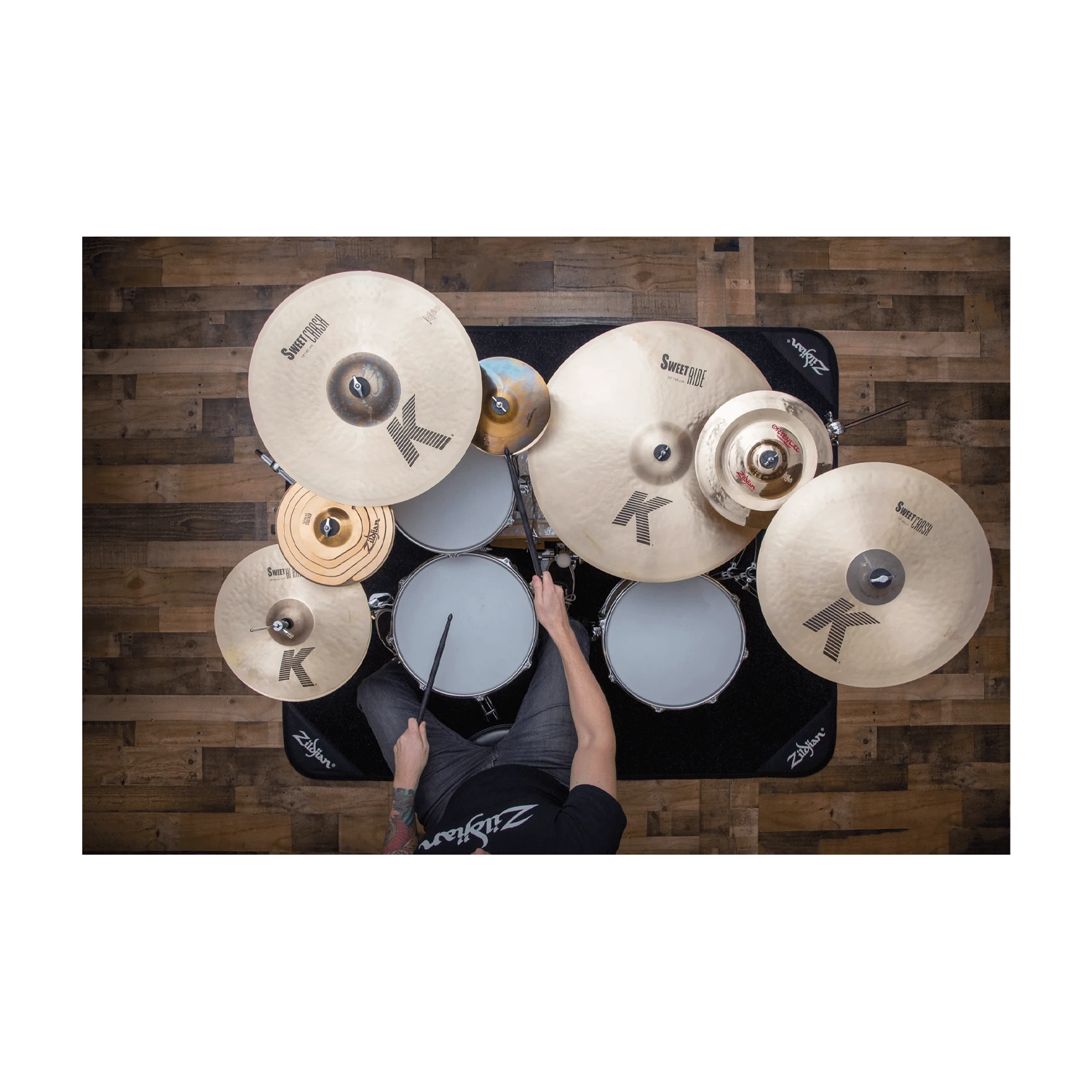 Zildjian Deluxe Drum Rug Black