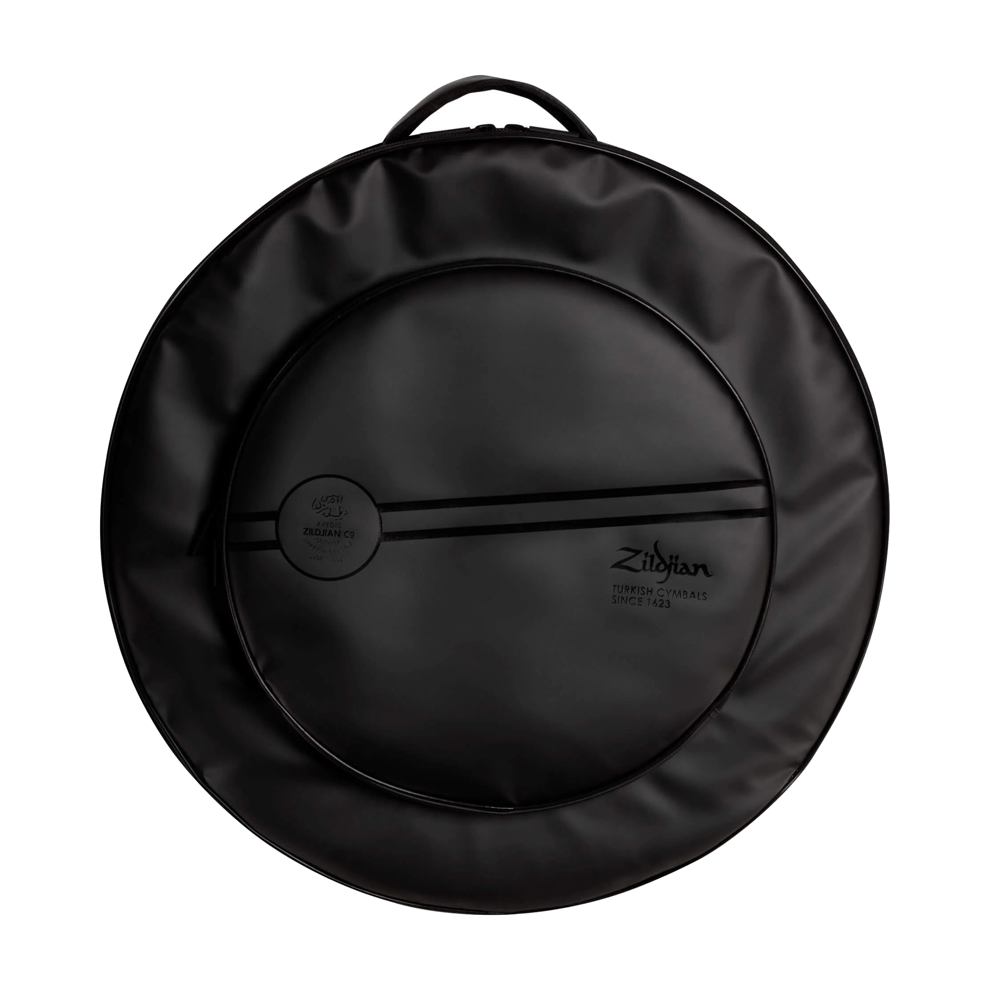 Front view of Zildjian ZXCB00822 Bundle 22" Cymbal Bag - Black