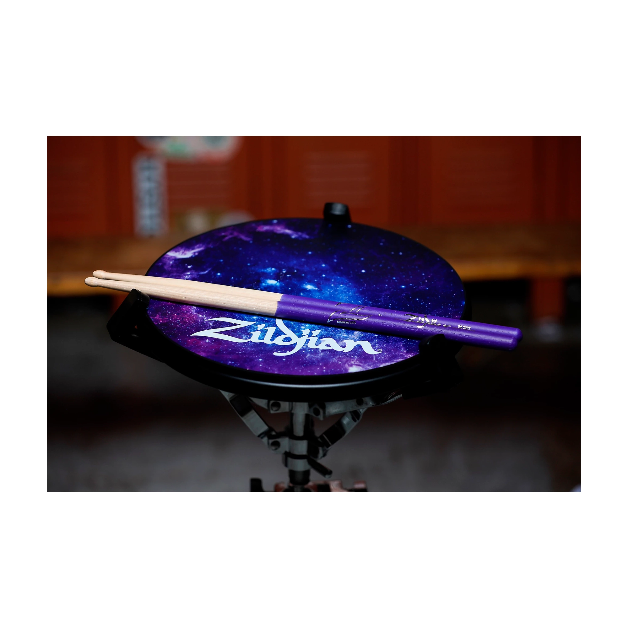 Zildjian ZXPPGAL12 12" Silicone Single-Sided Galaxy Practice Pad