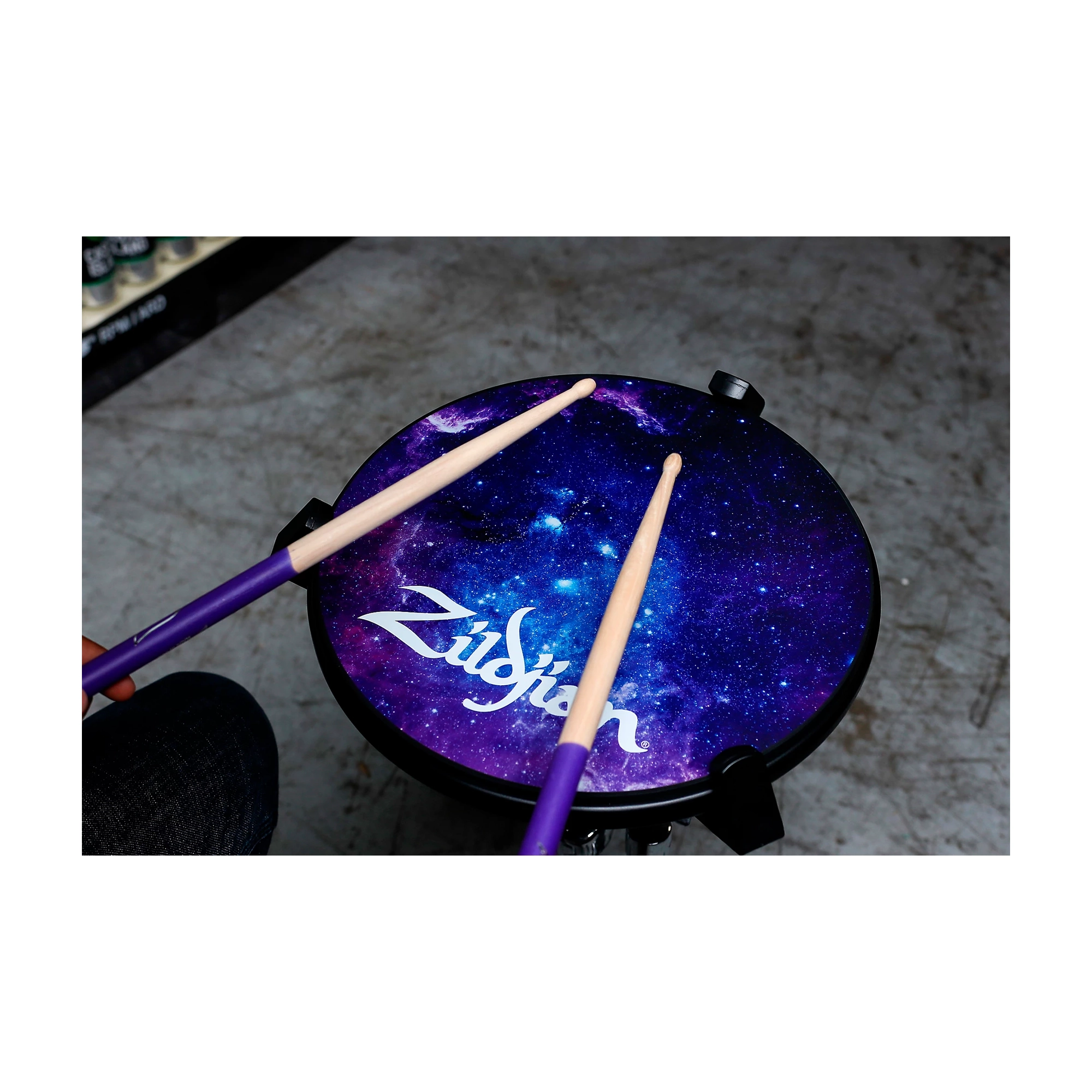 Zildjian ZXPPGAL12 12" Silicone Single-Sided Galaxy Practice Pad
